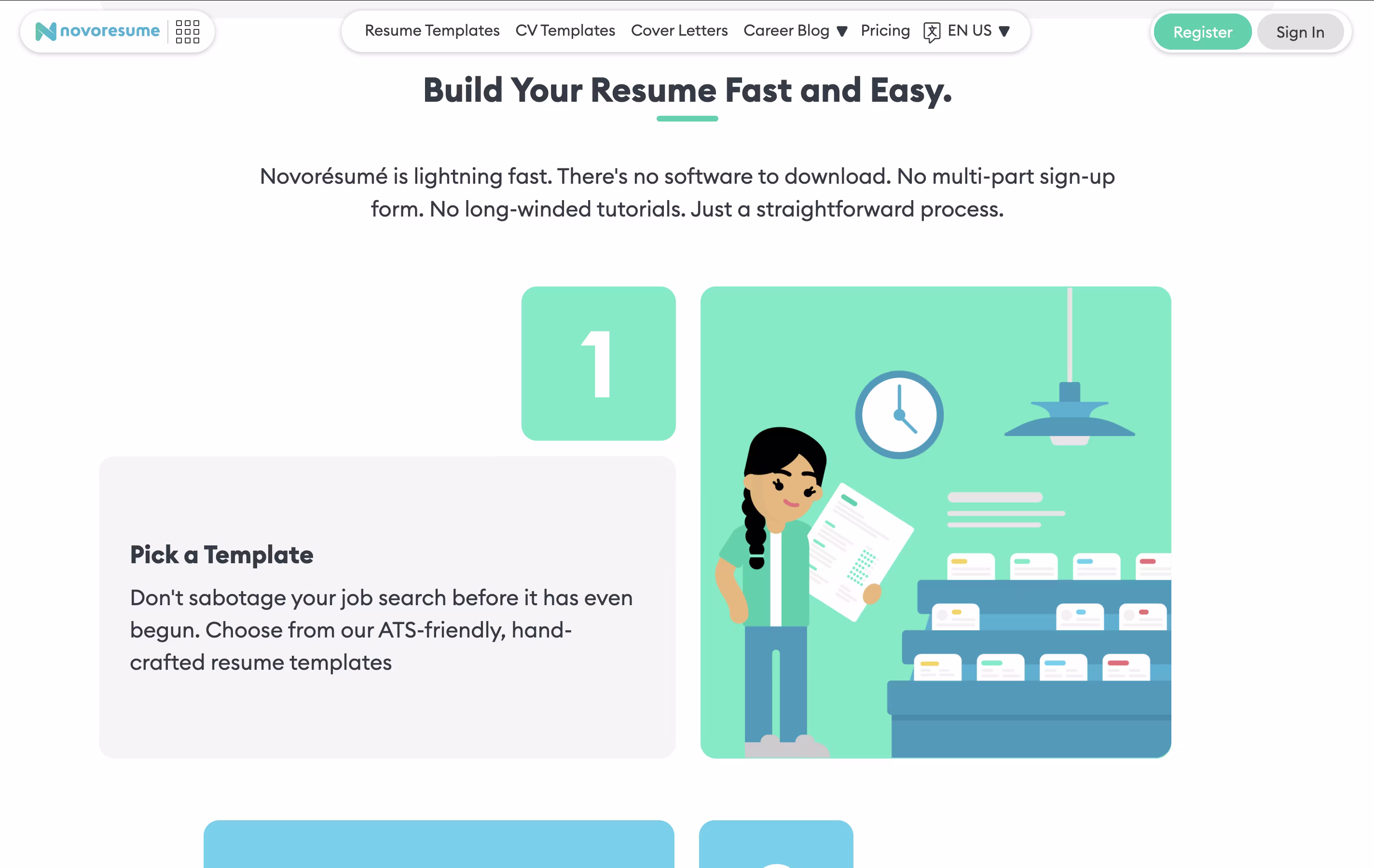 Novorésumé screenshot 3