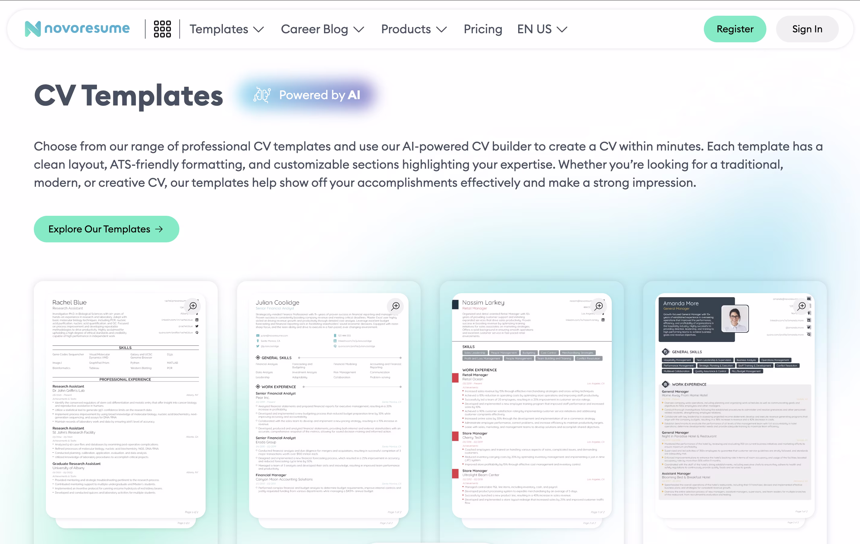Novorésumé screenshot 7