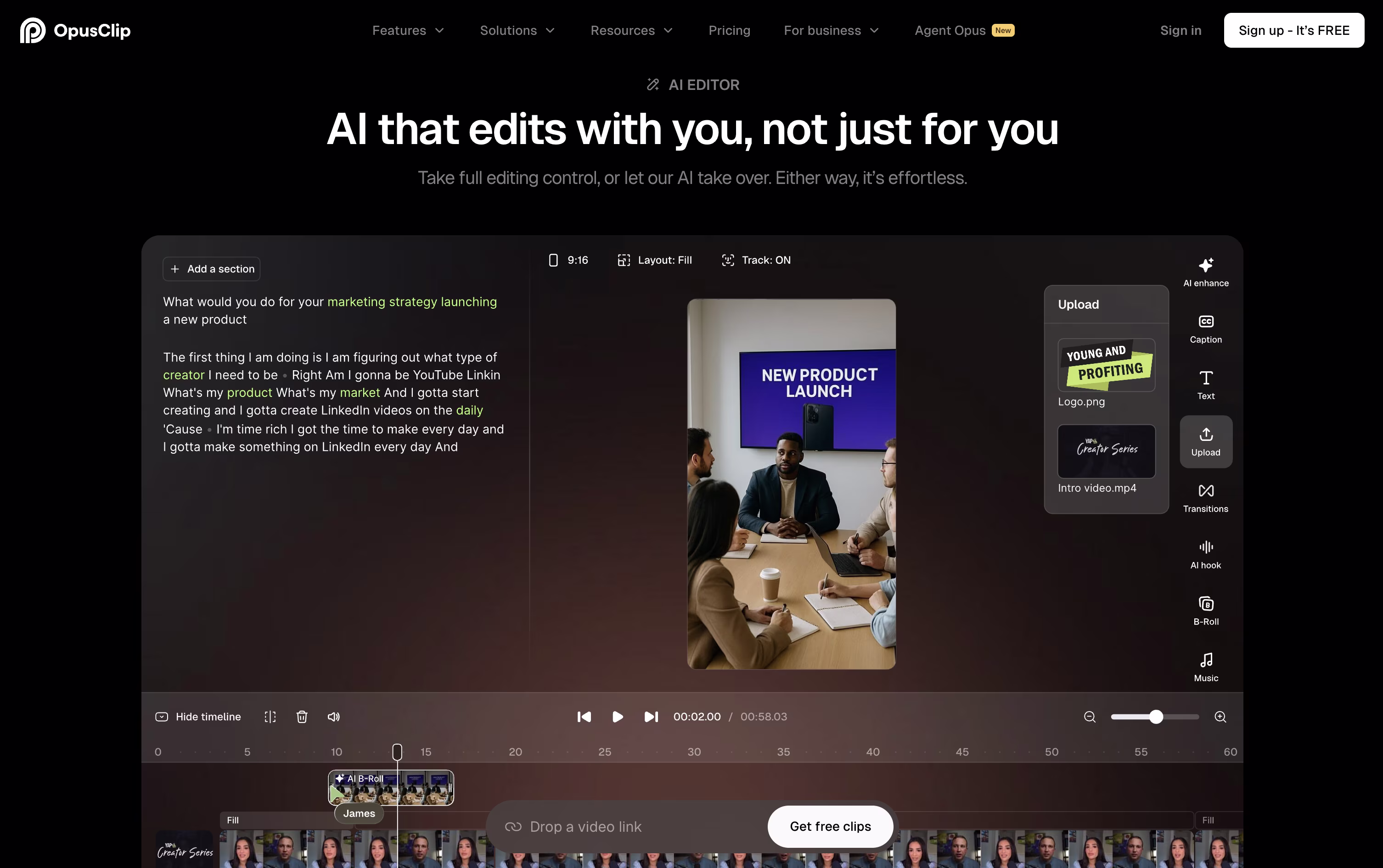 OpusClip screenshot 4