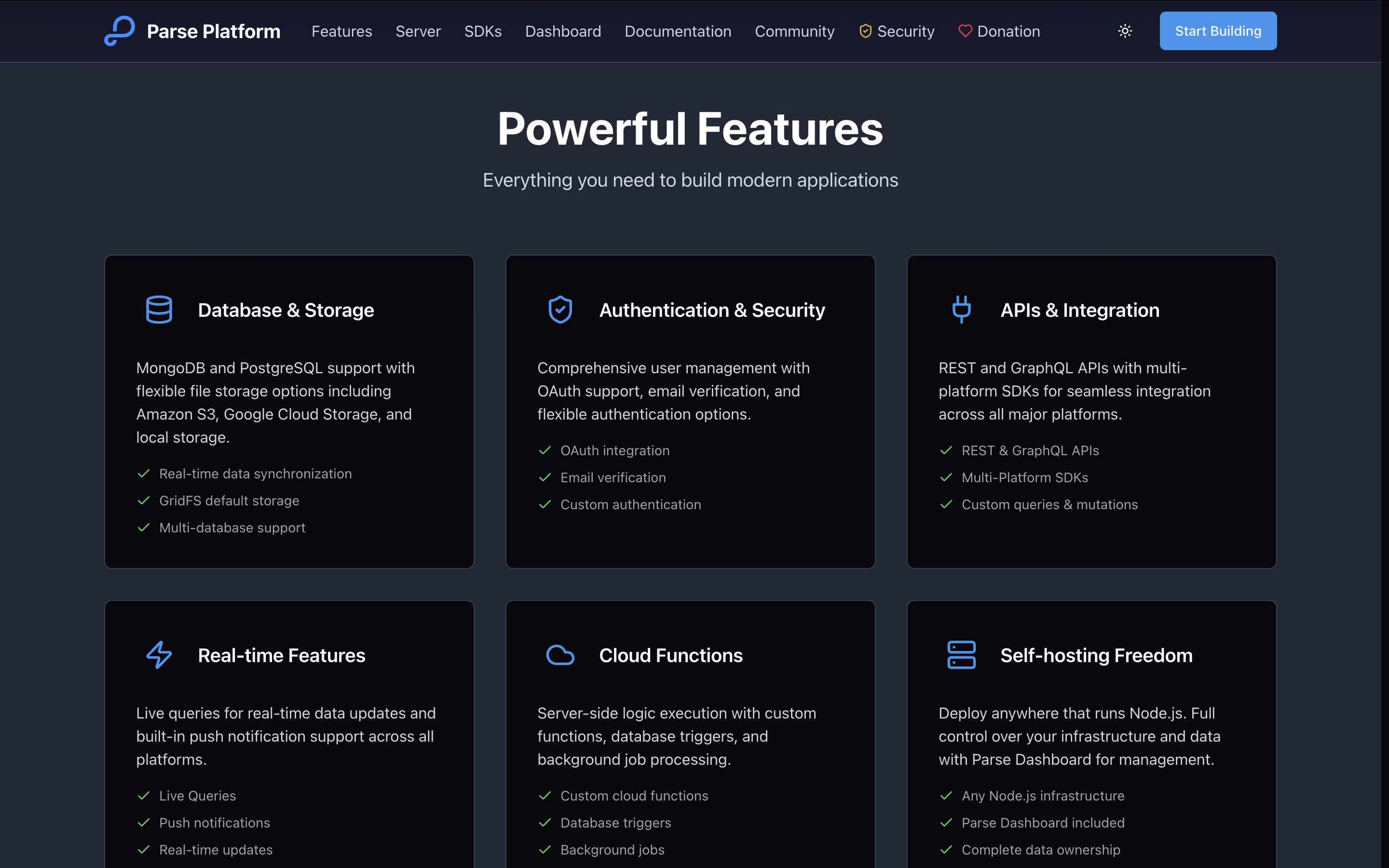 Parse Platform screenshot 2