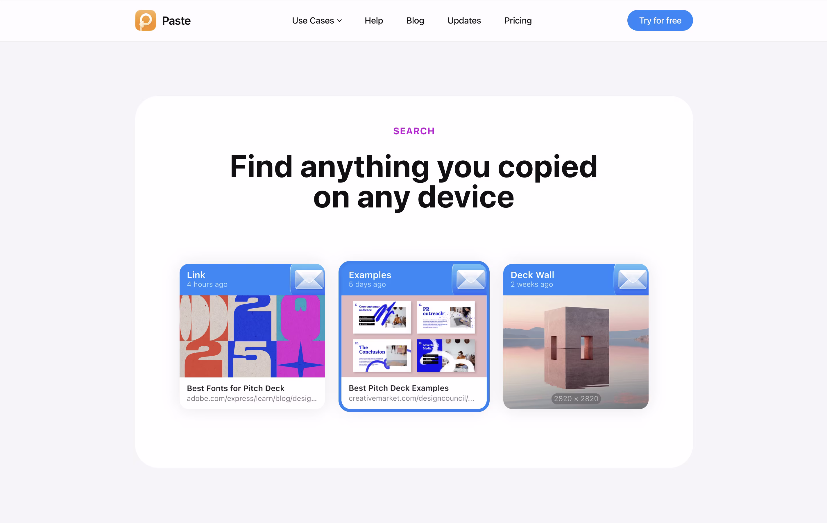 Paste screenshot 3