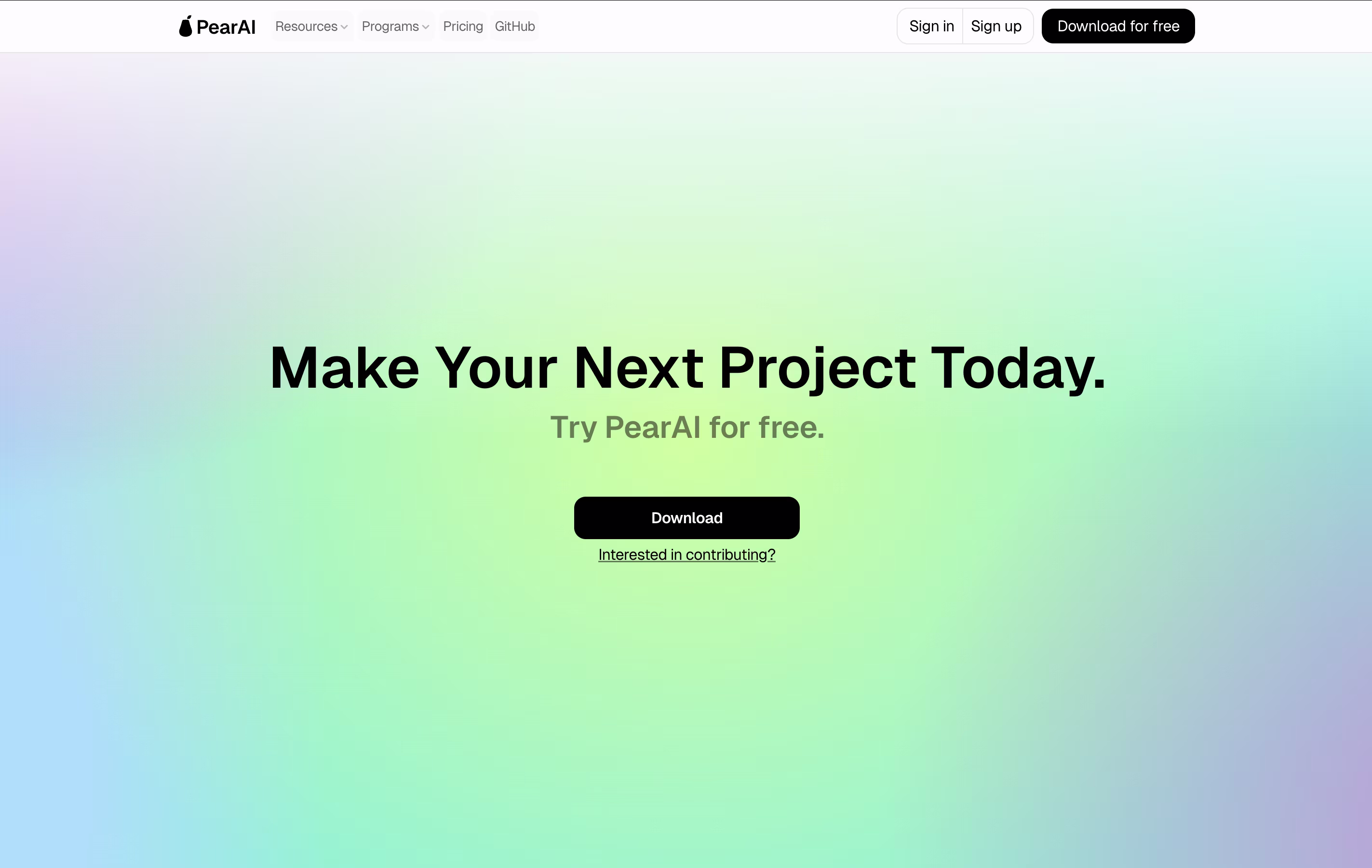 PearAI screenshot 4