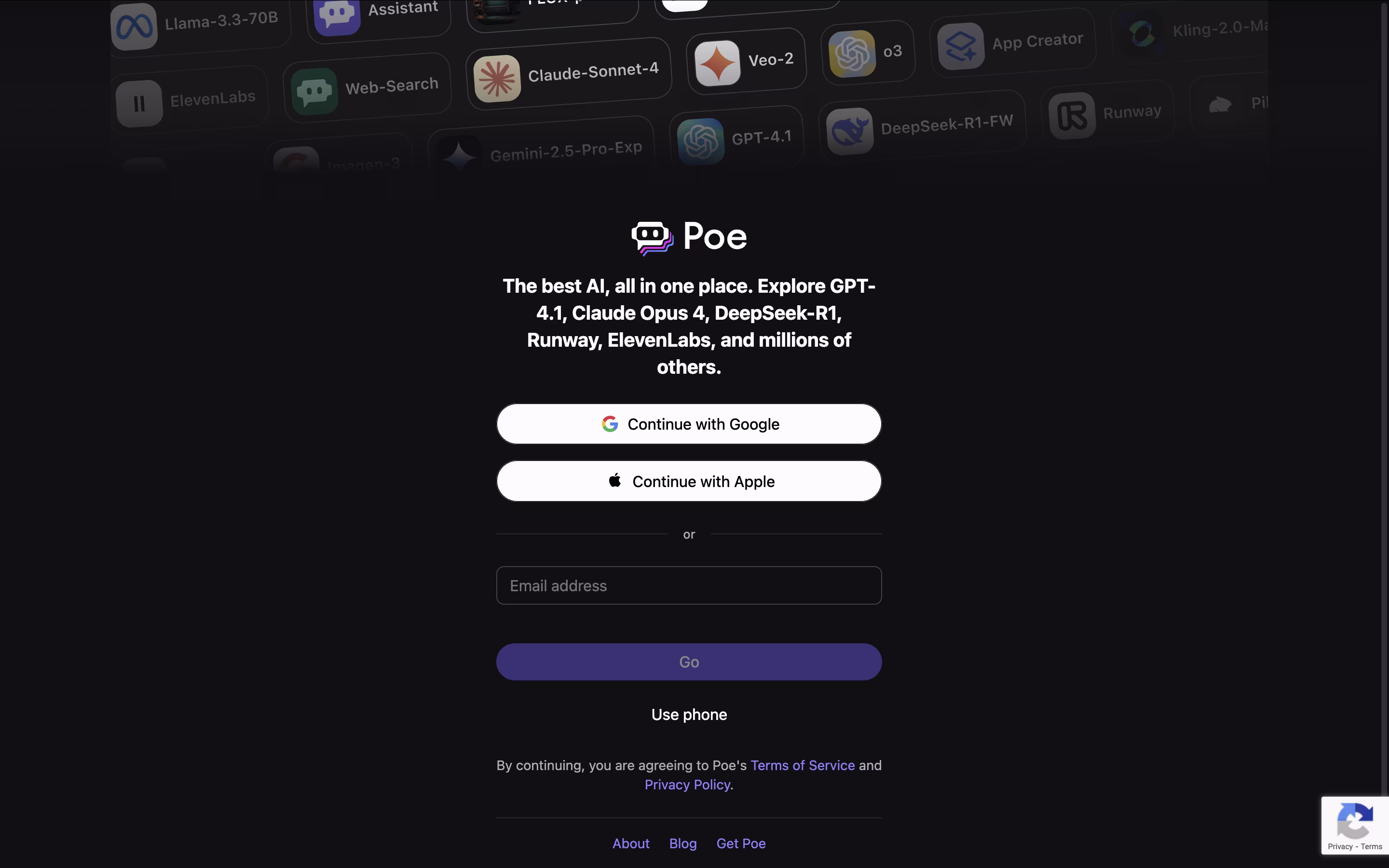 Poe screenshot
