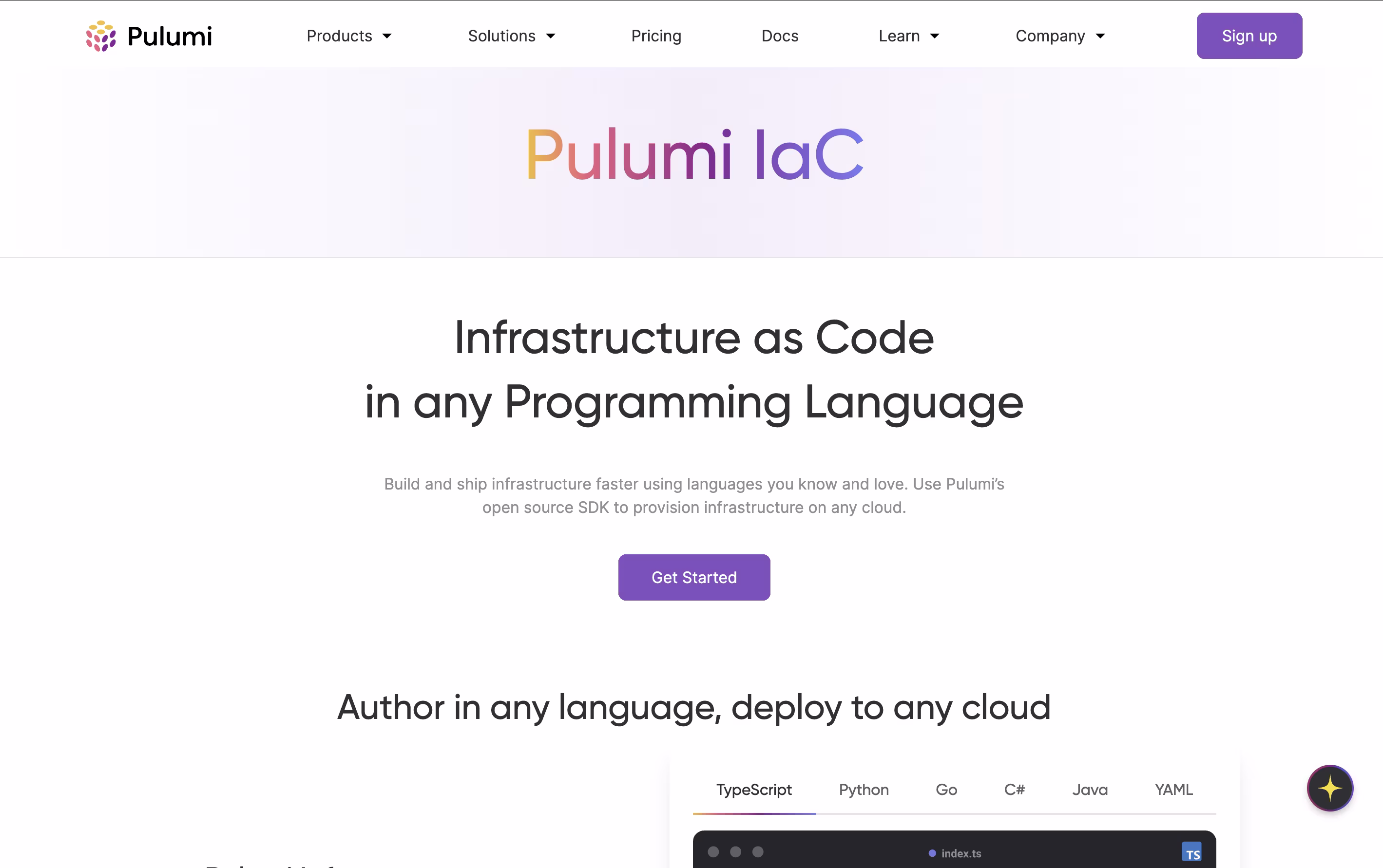 Pulumi screenshot 3