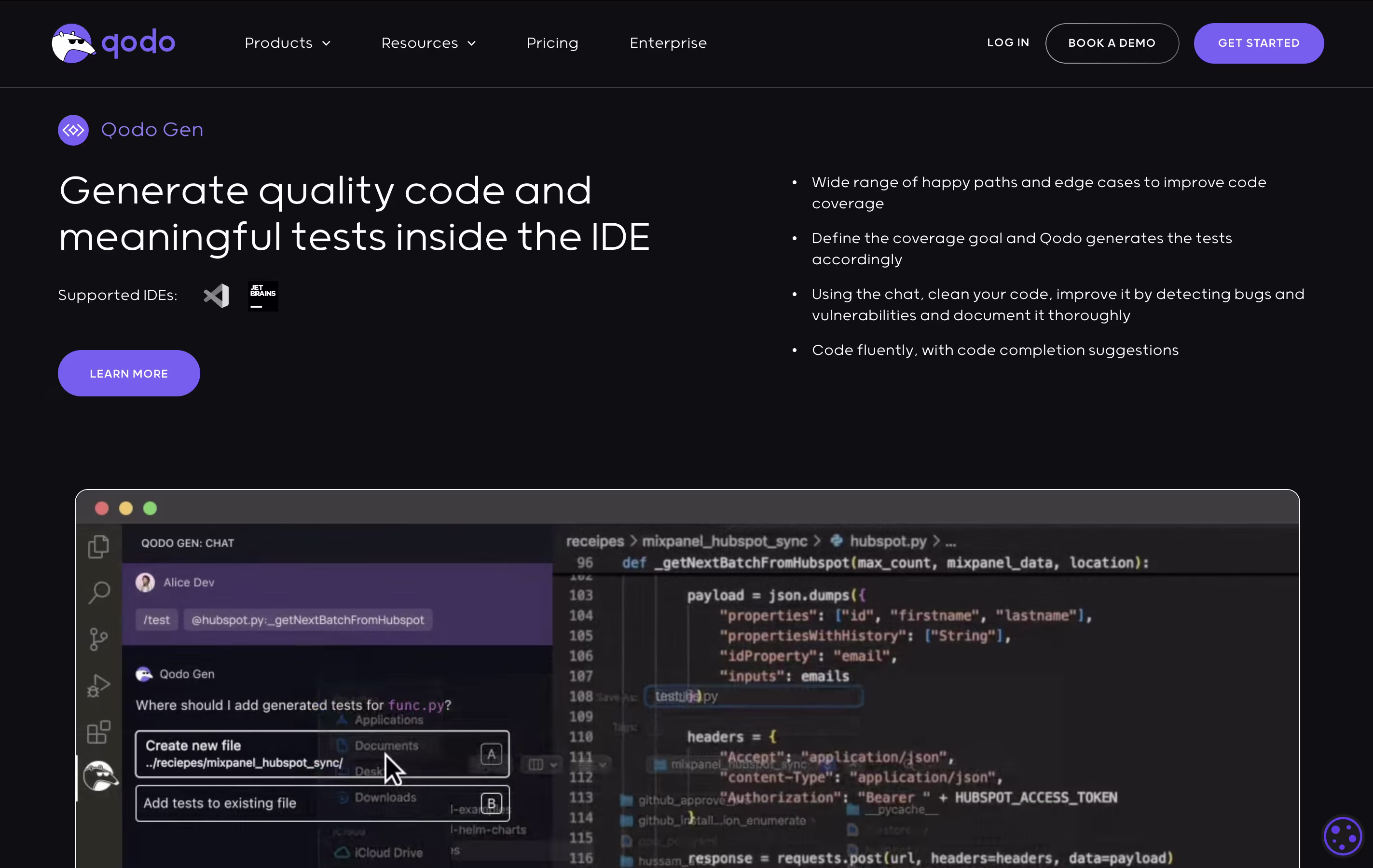 Qodo screenshot 4