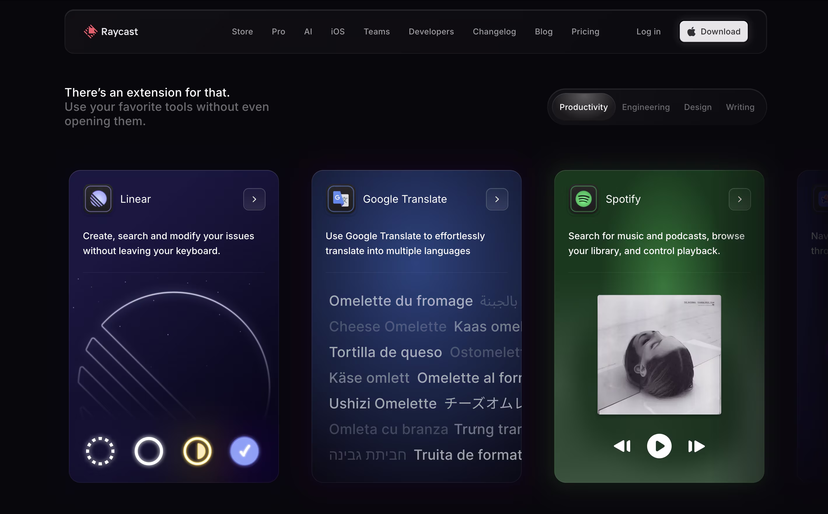 Raycast screenshot 3