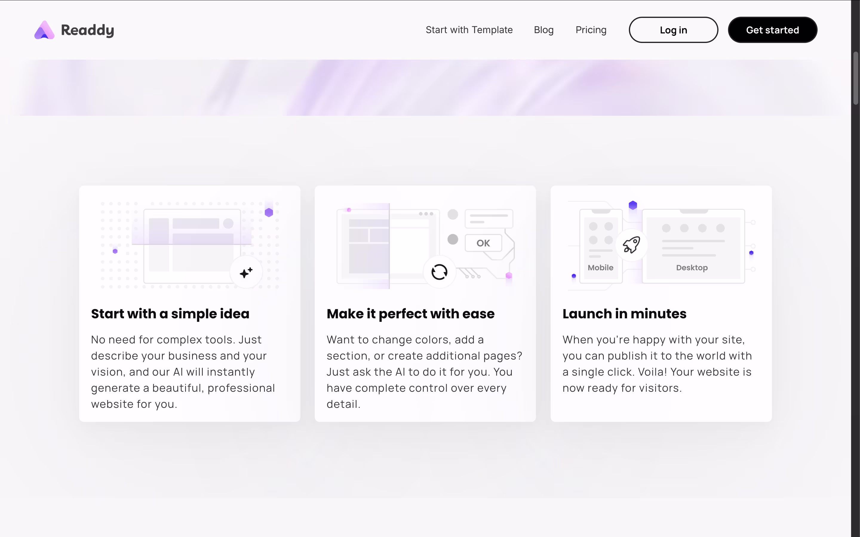 Readdy screenshot 3