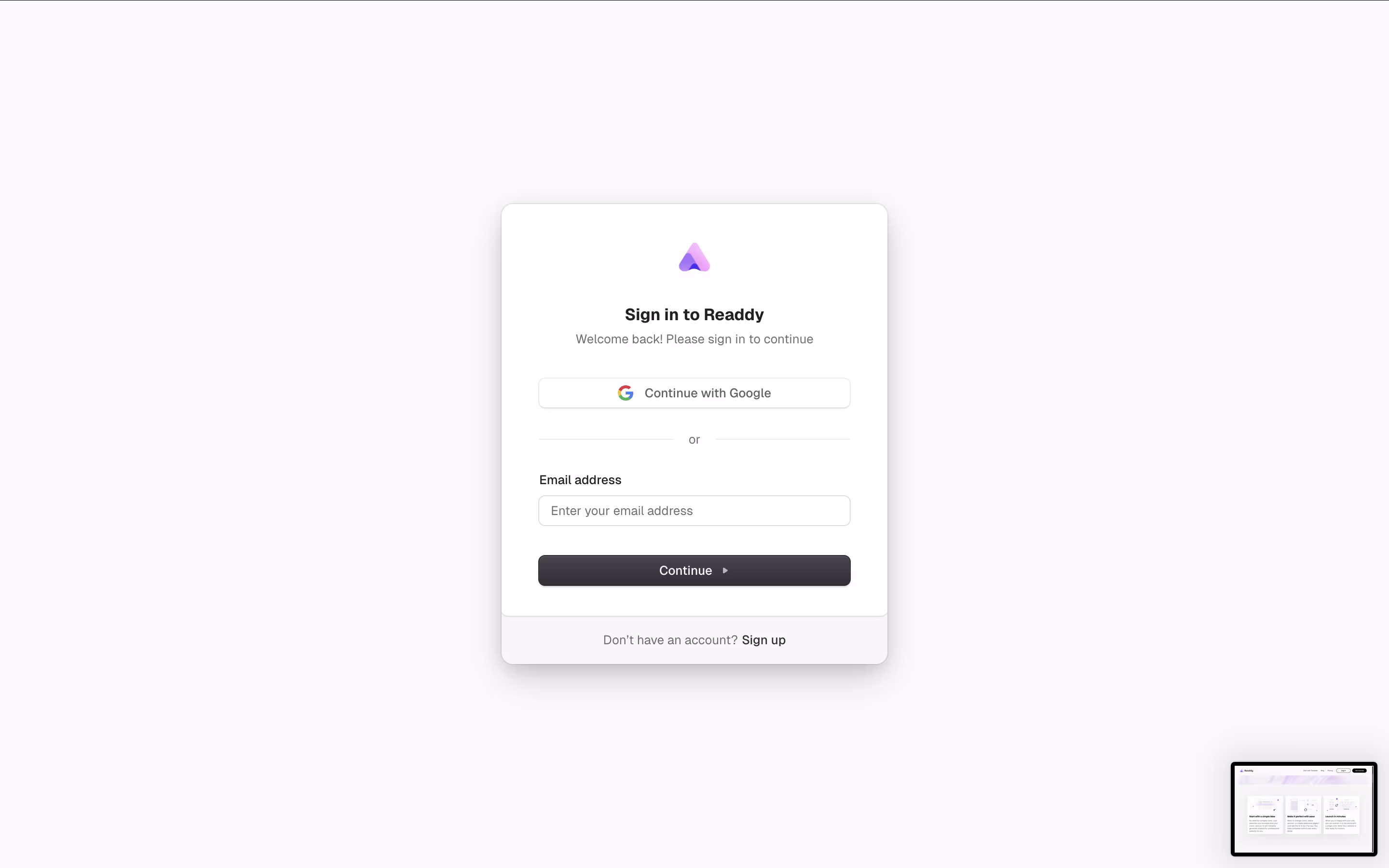 Readdy screenshot 4