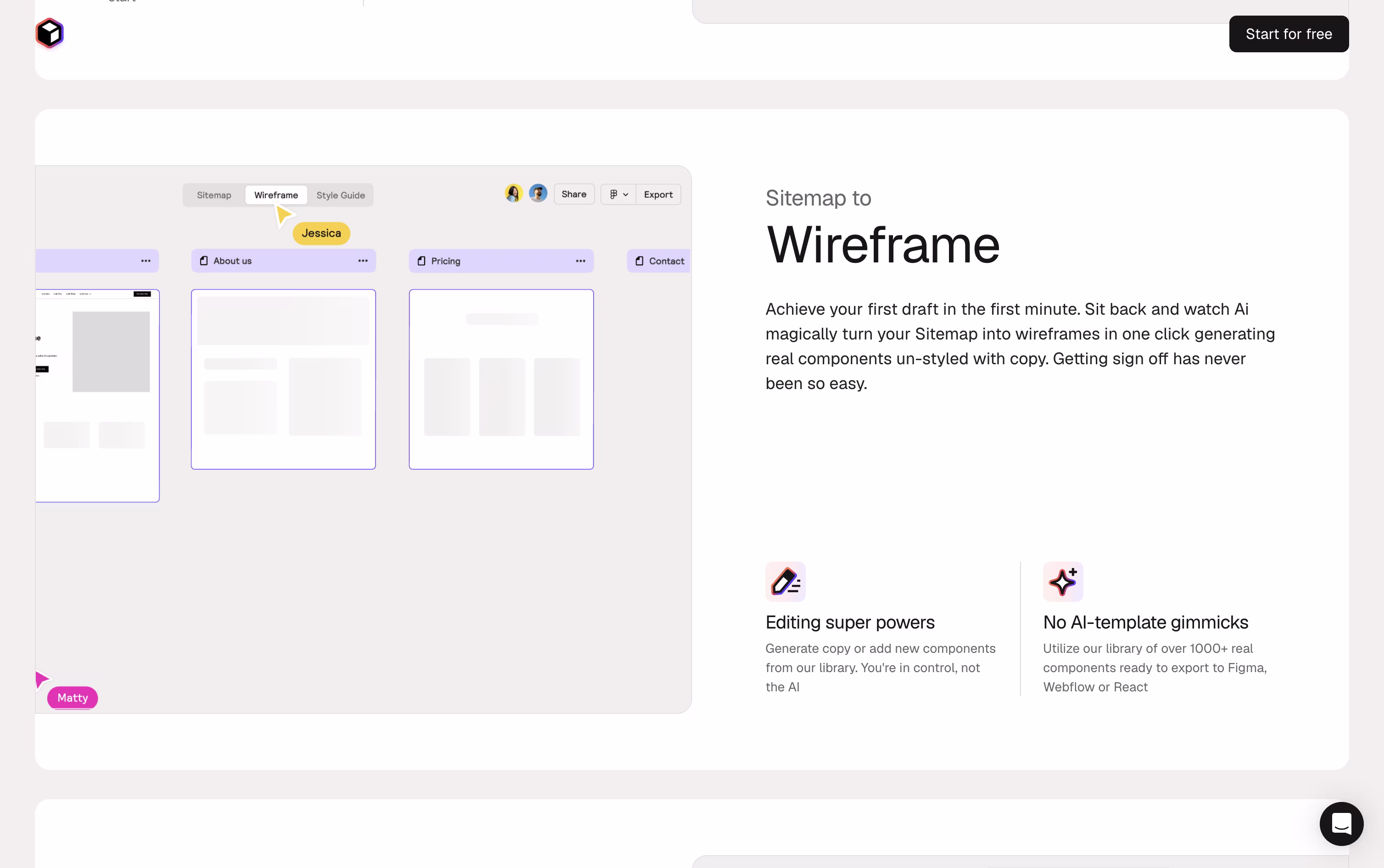 Relume screenshot 4