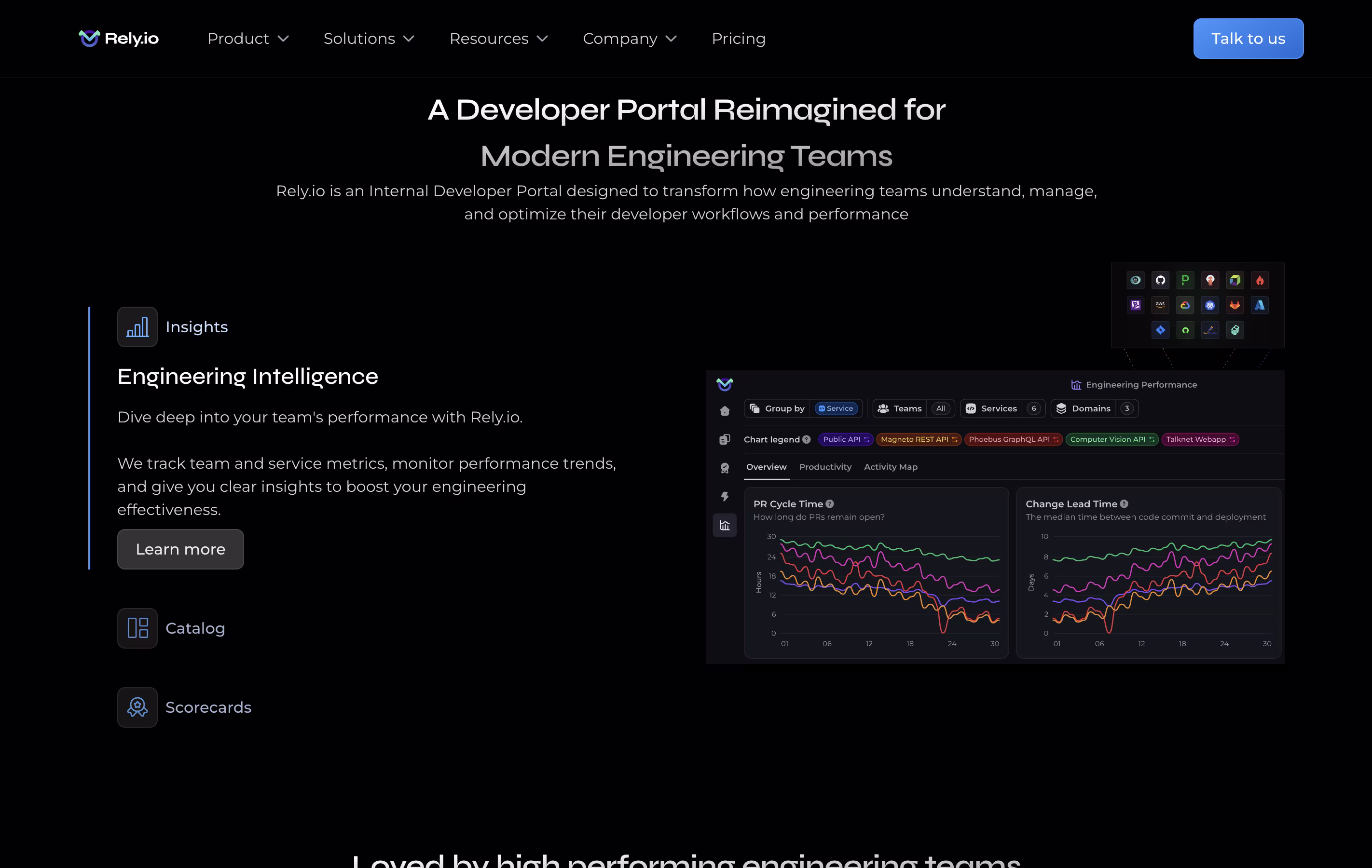 Rely.io screenshot 2