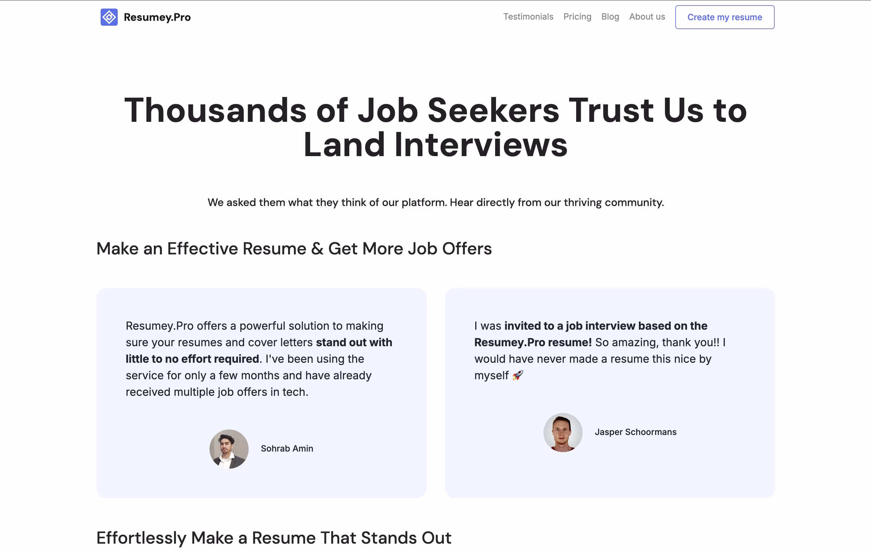 Resumey.Pro screenshot 5