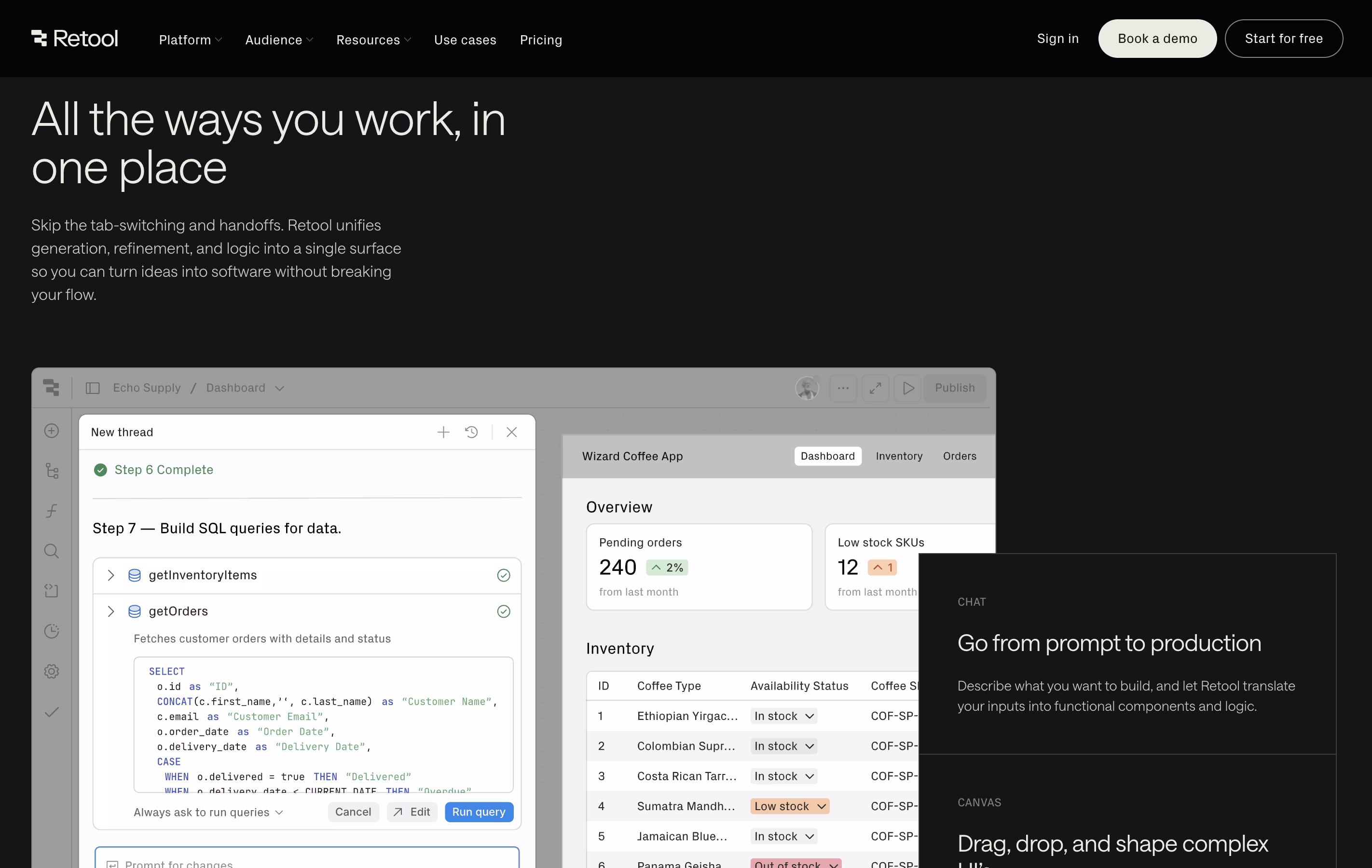 Retool screenshot 4