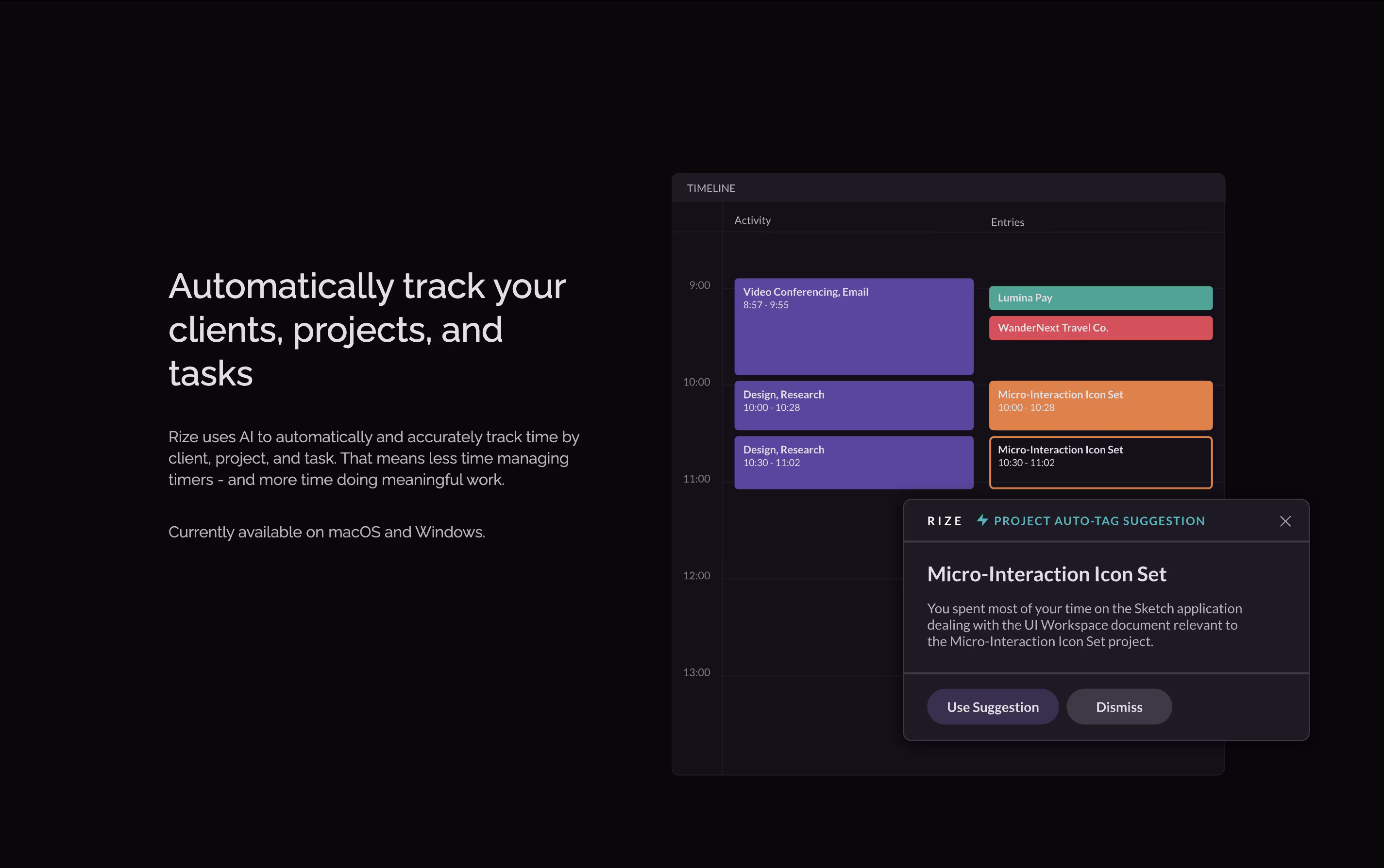 Rize screenshot 2