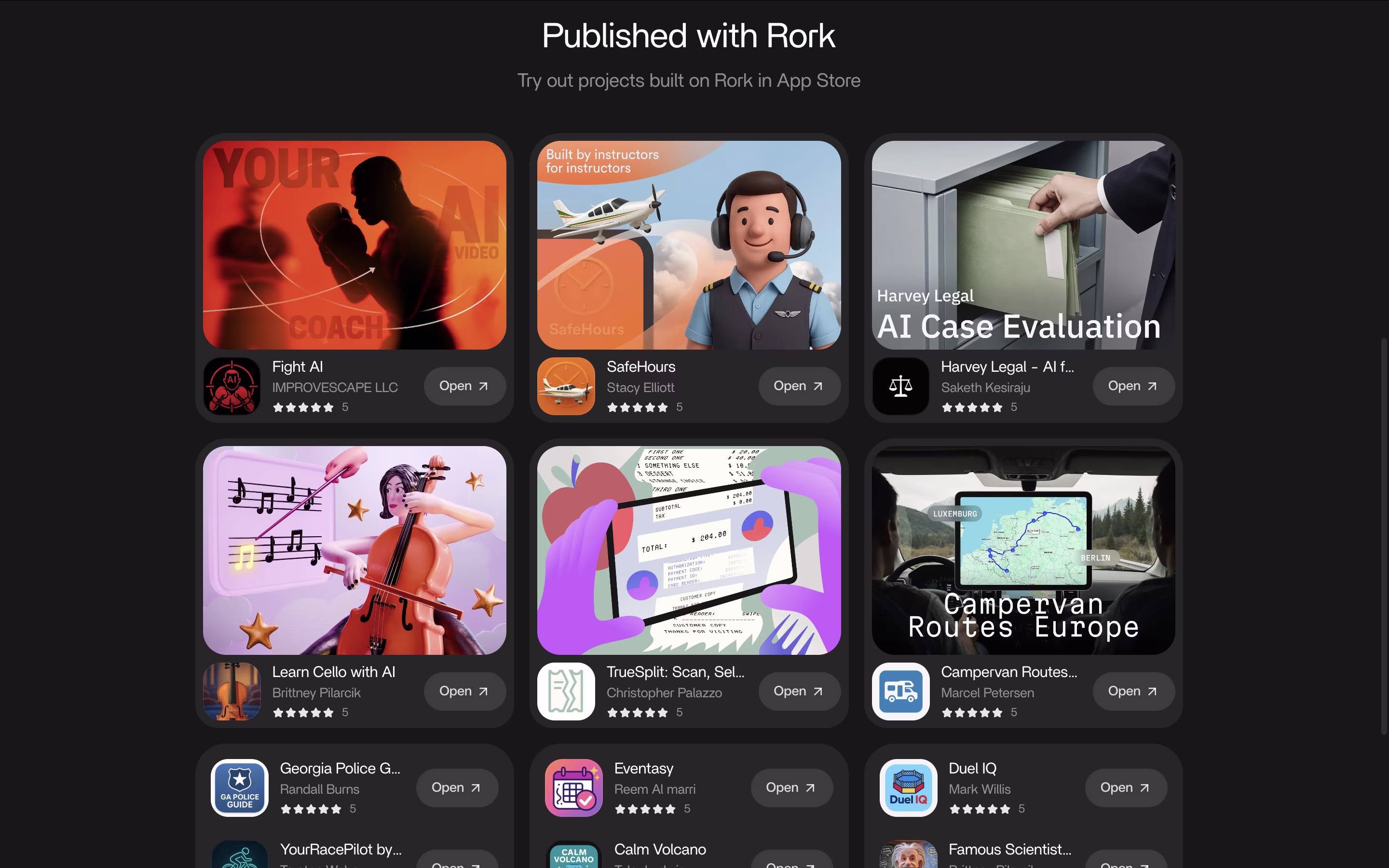 Rork screenshot 2