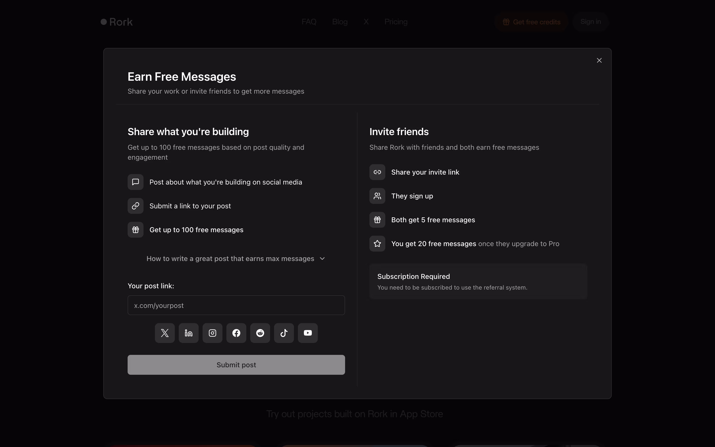 Rork screenshot 3