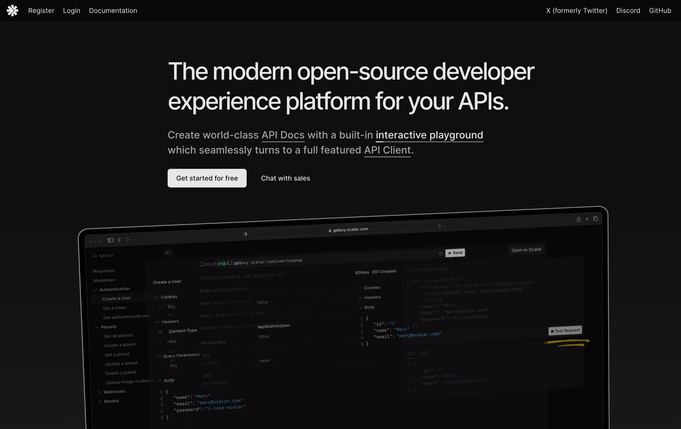 Scalar screenshot