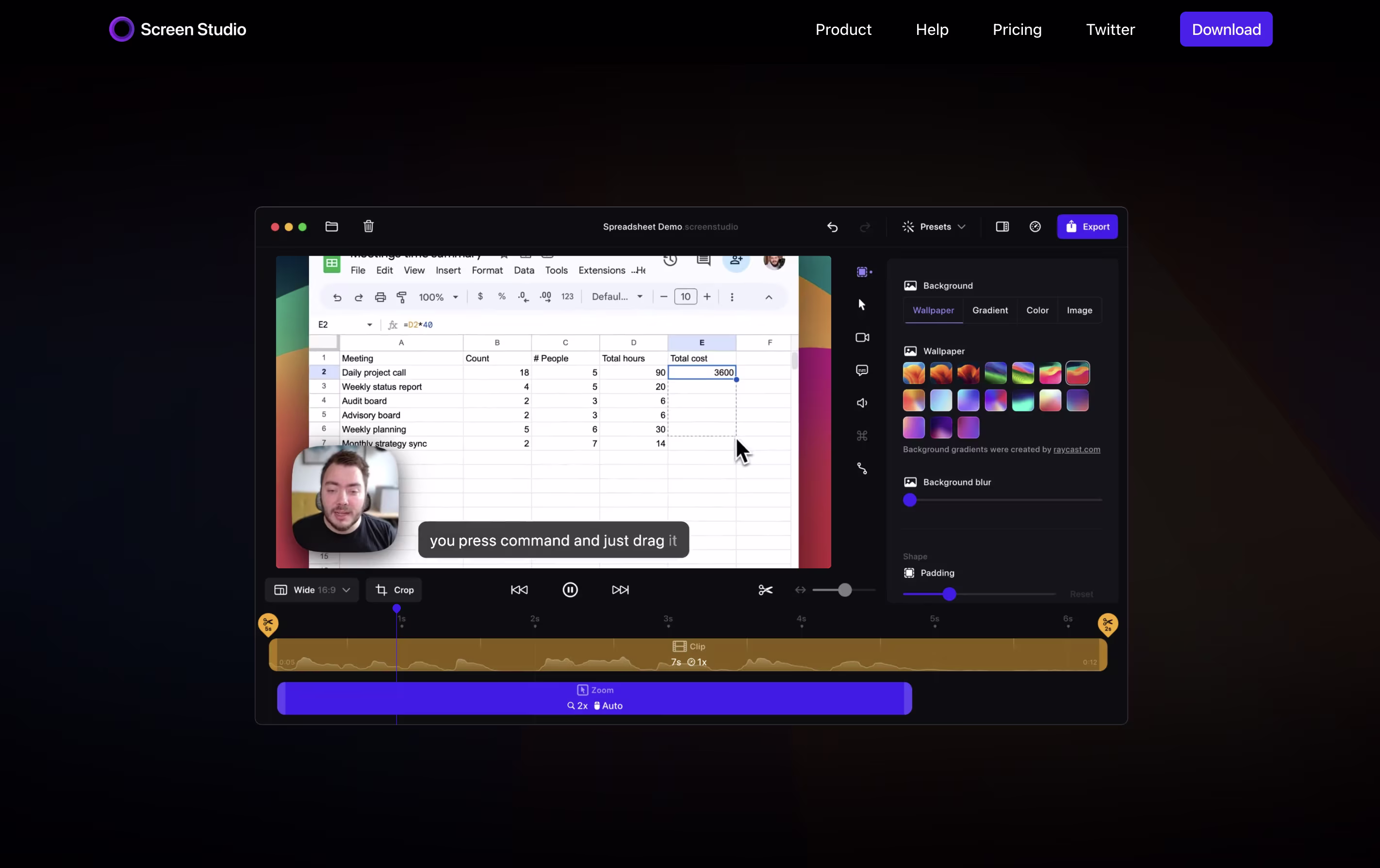Screen Studio screenshot 2