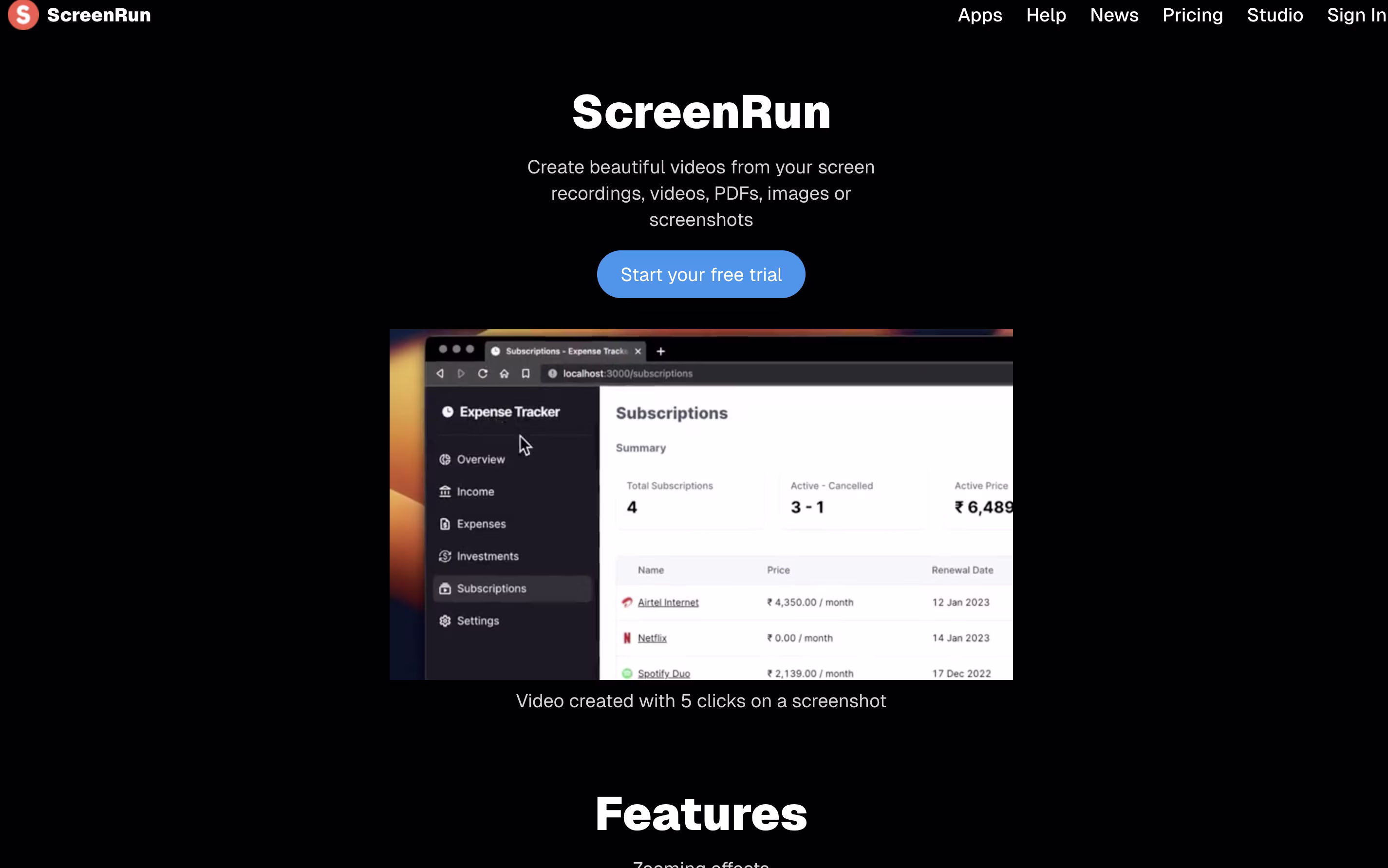 ScreenRun screenshot ScreenRun screenshot