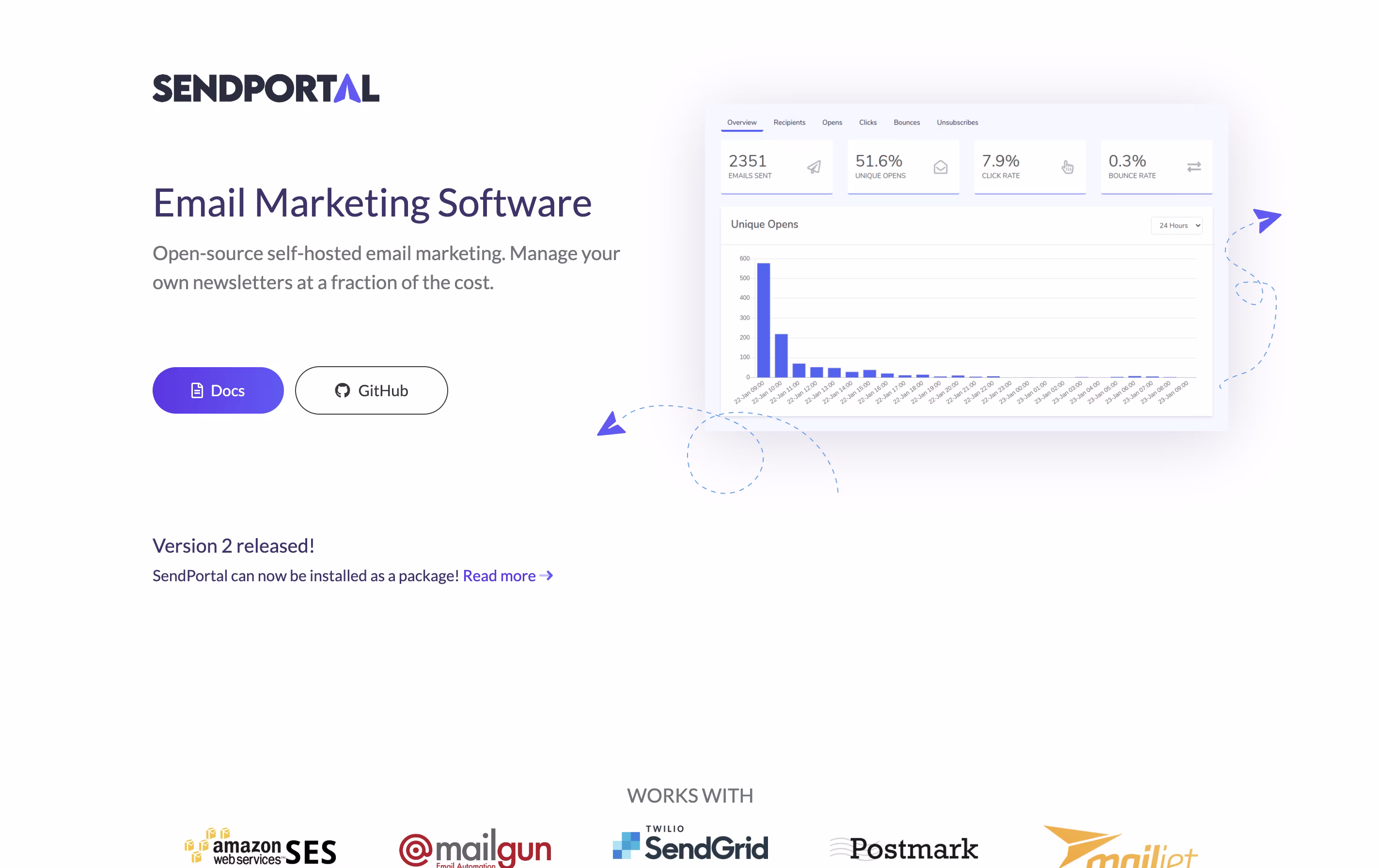SendPortal screenshot SendPortal screenshot