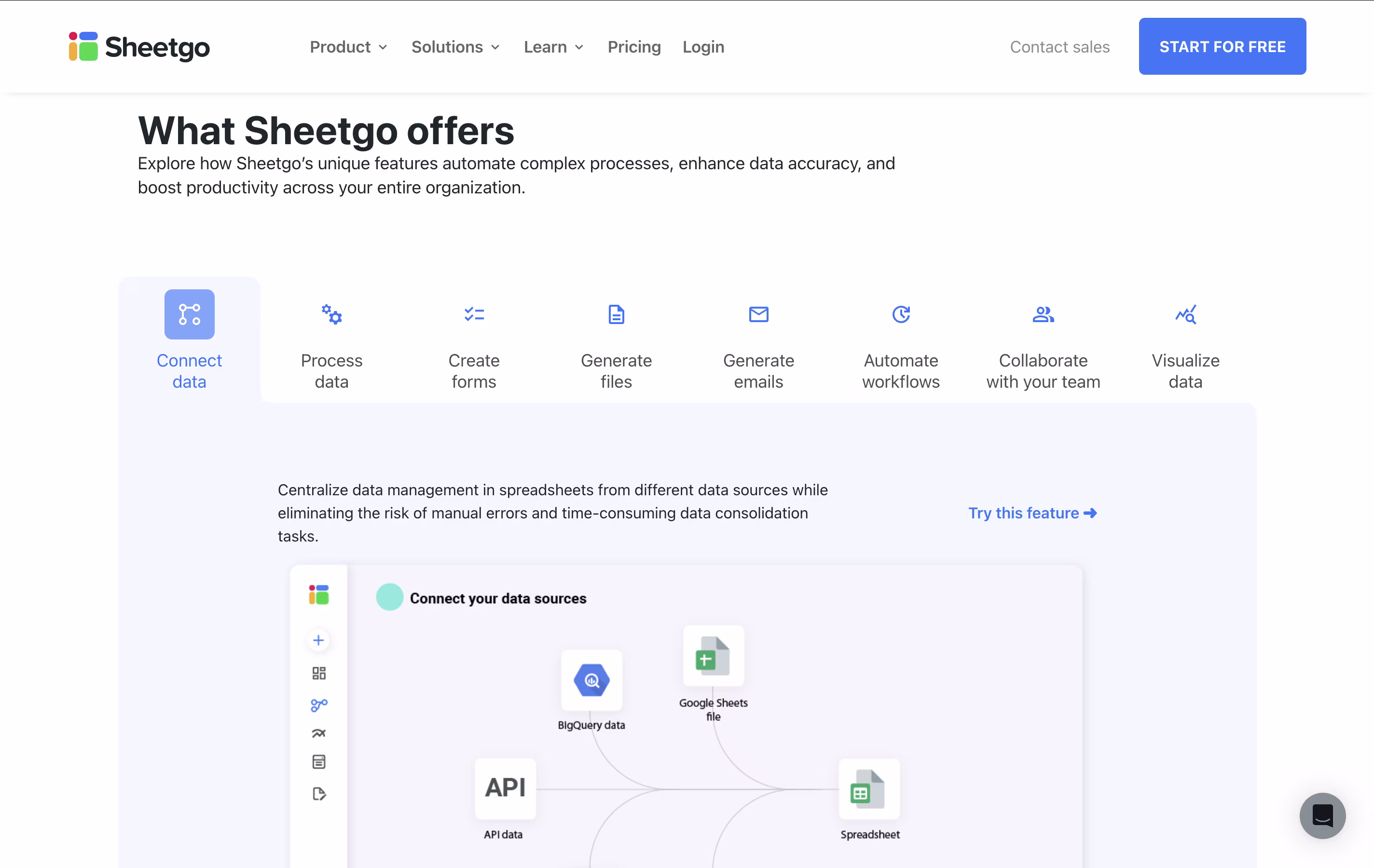 Sheetgo screenshot 3