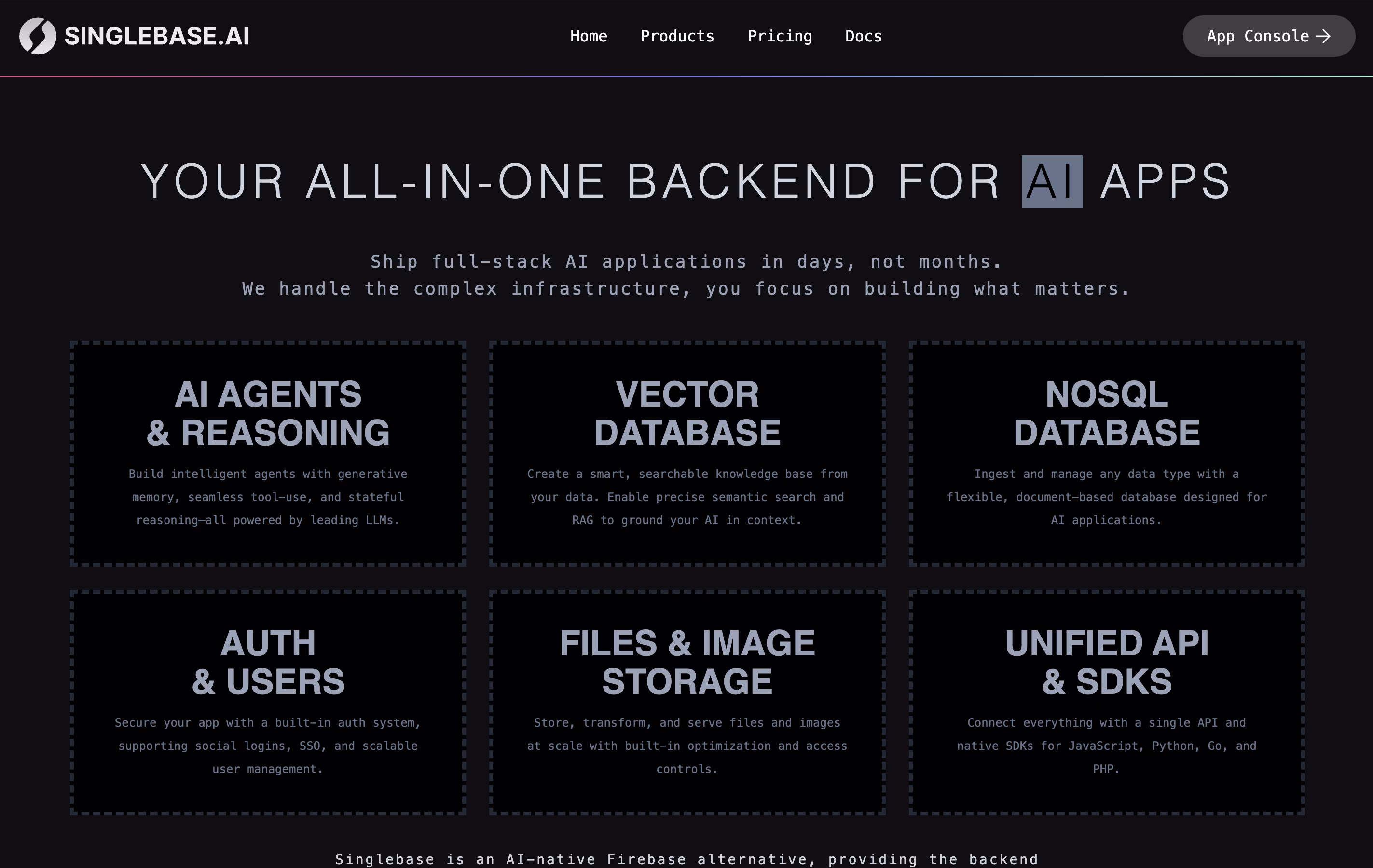 SinglebaseCloud screenshot SinglebaseCloud screenshot