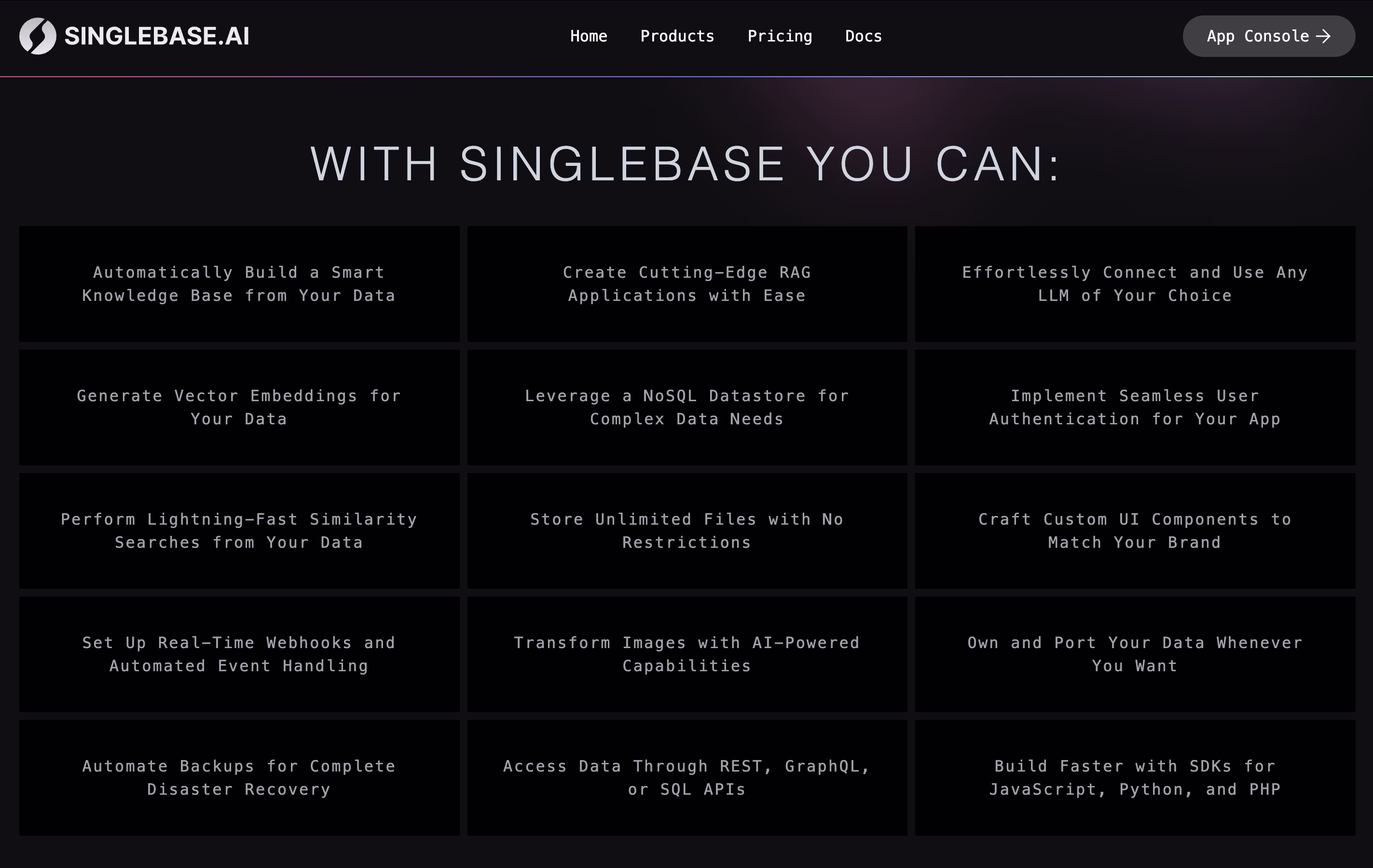 SinglebaseCloud screenshot 5