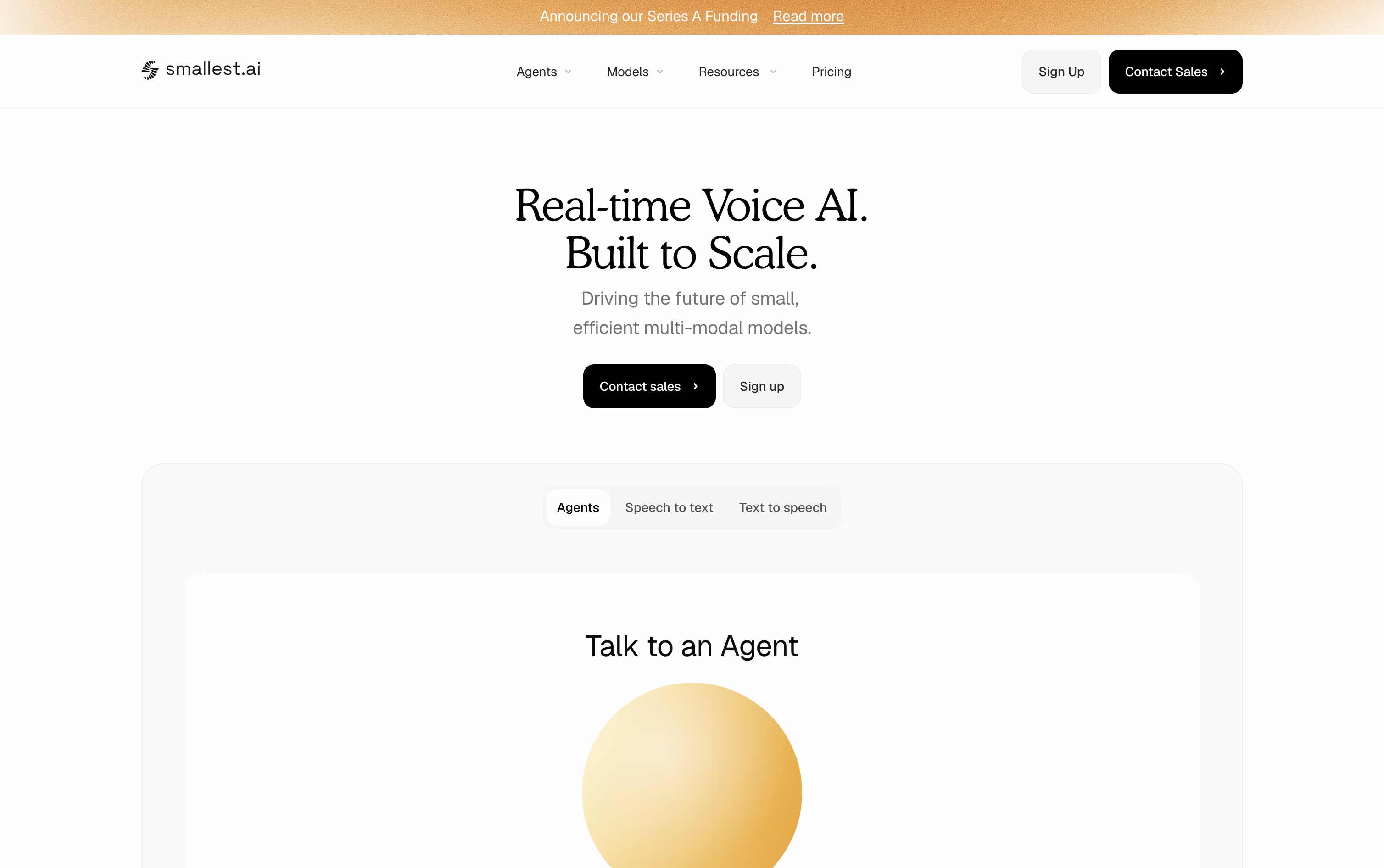 Smallest AI screenshot