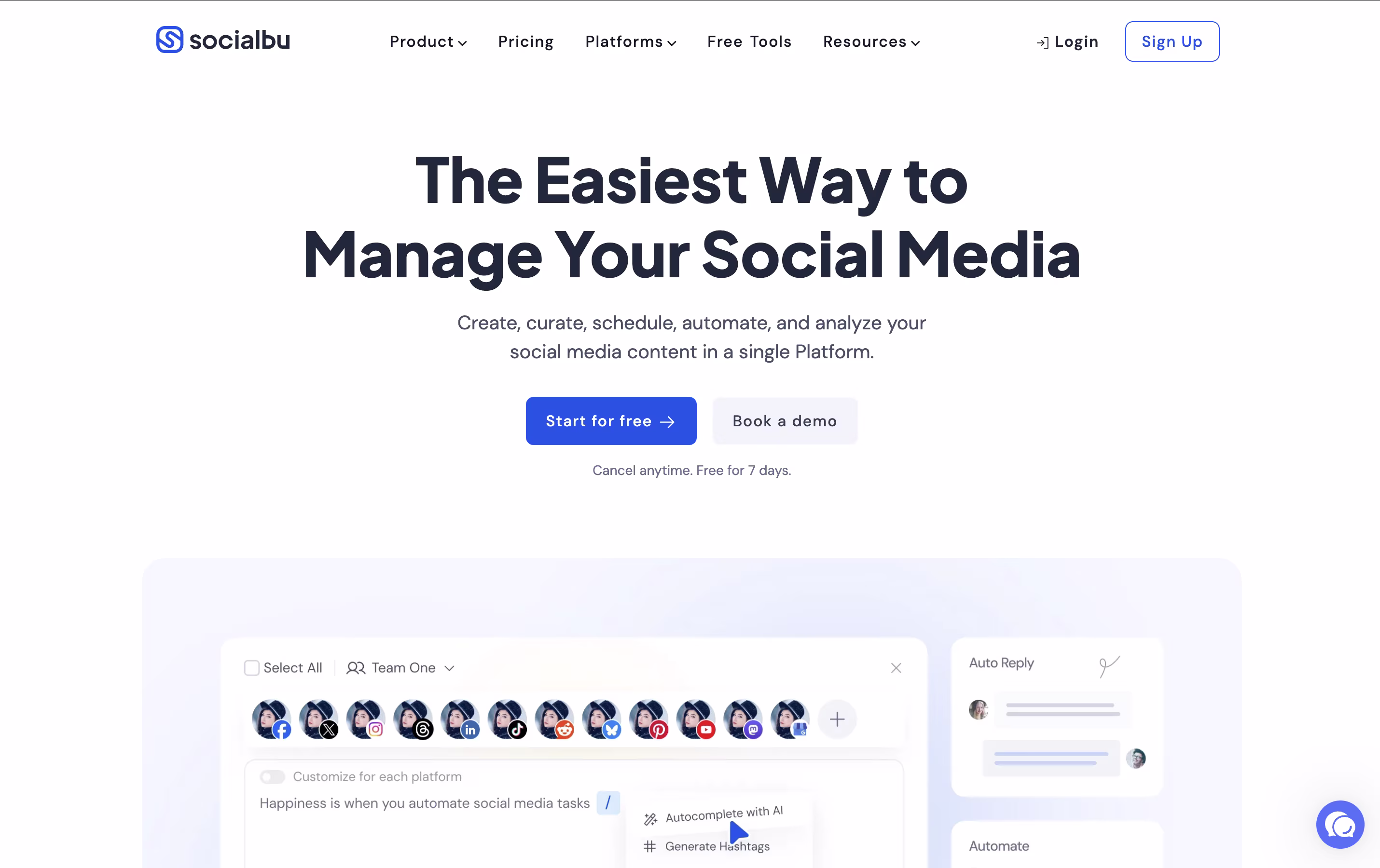 SocialBu screenshot