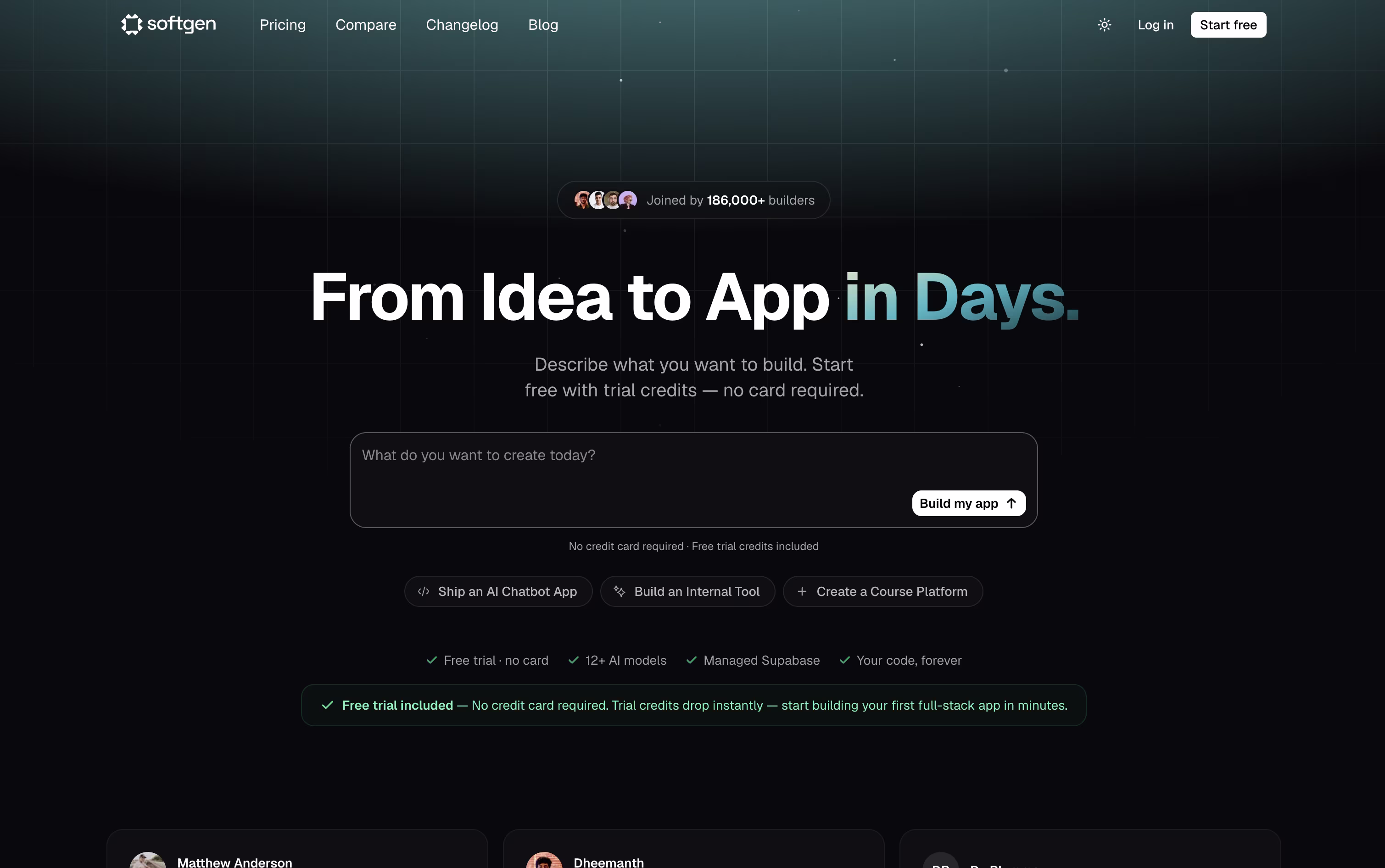 Softgen screenshot