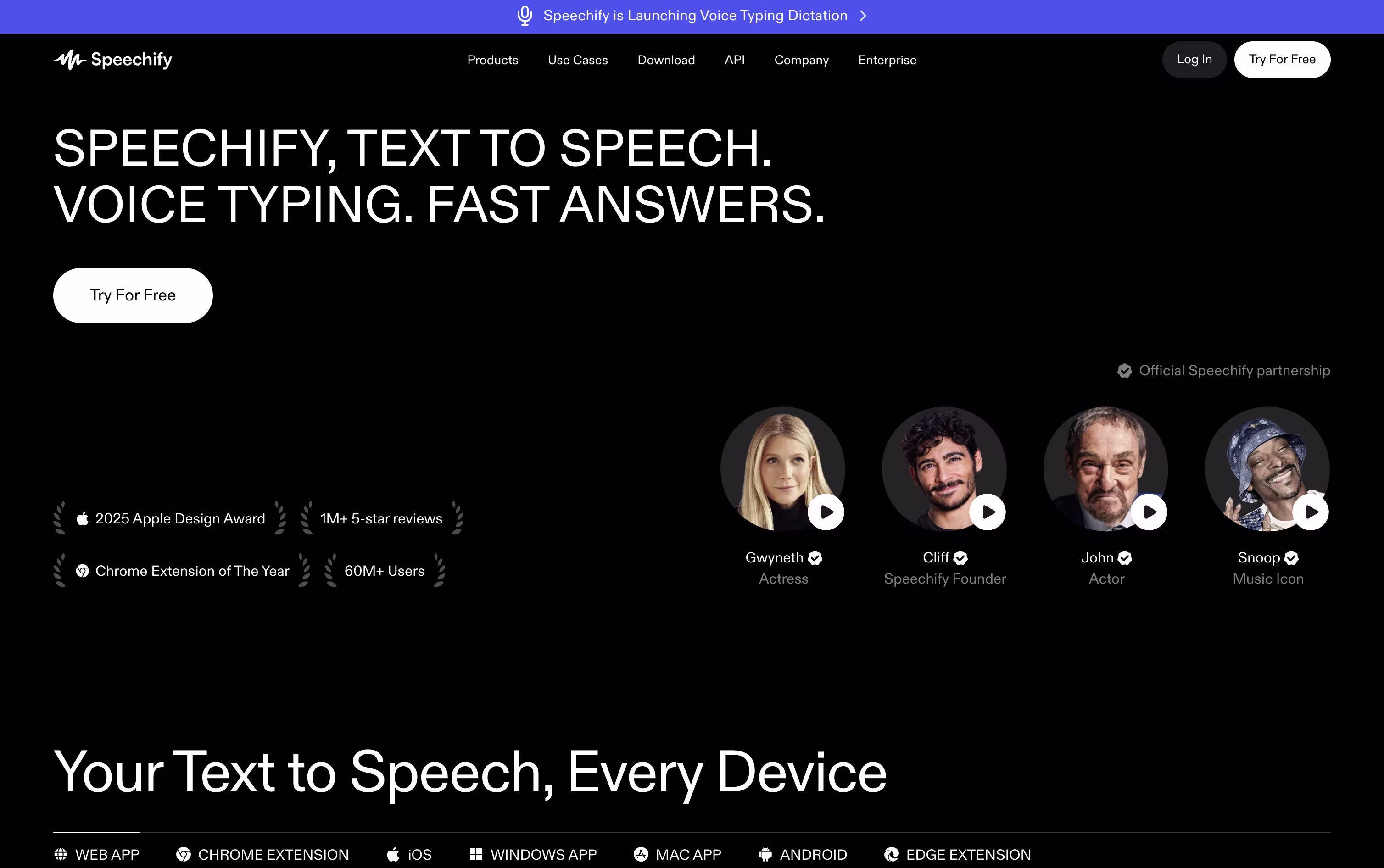 Speechify screenshot