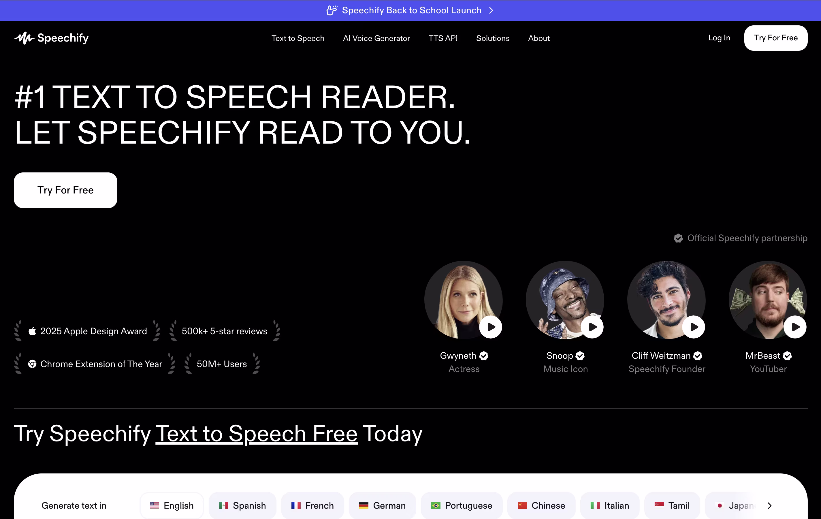 Speechify AI screenshot Speechify AI screenshot