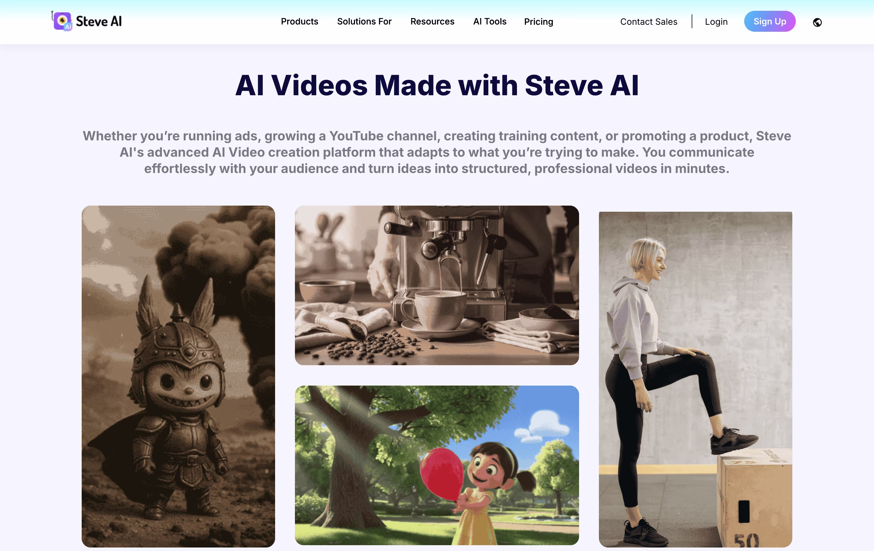Steve AI screenshot 2