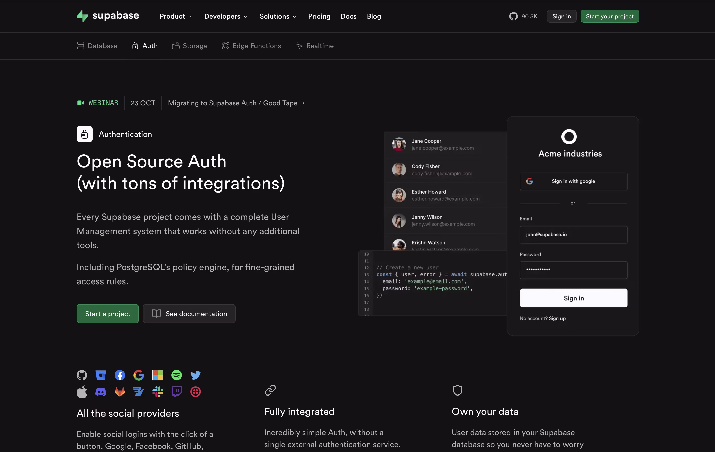 Supabase screenshot 7