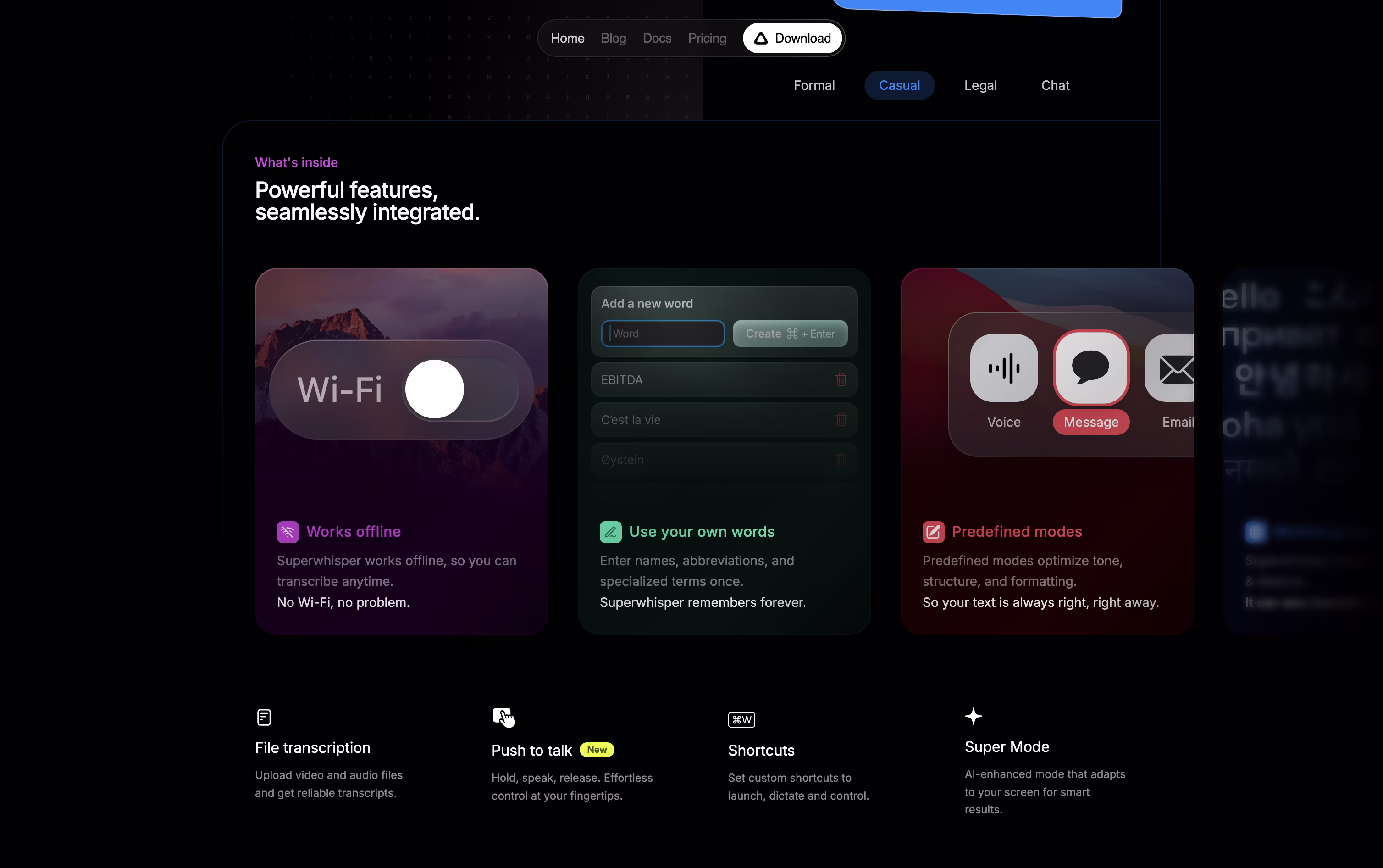 Superwhisper screenshot 3