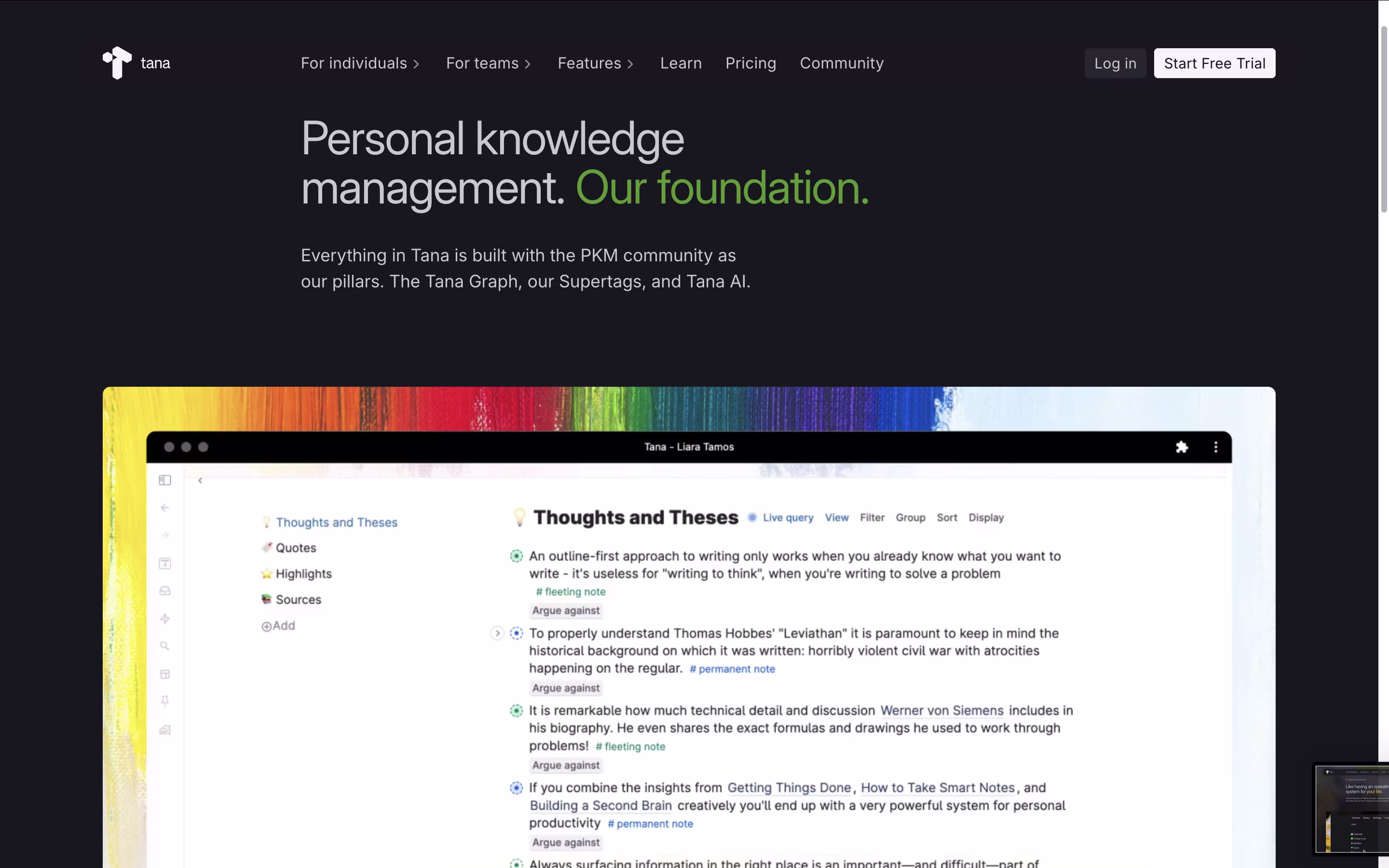Tana screenshot 3