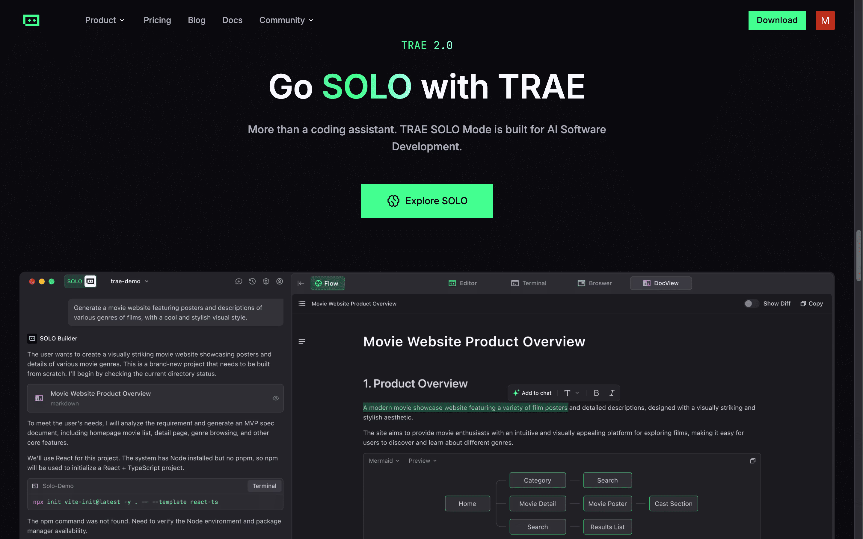 Trae screenshot 3