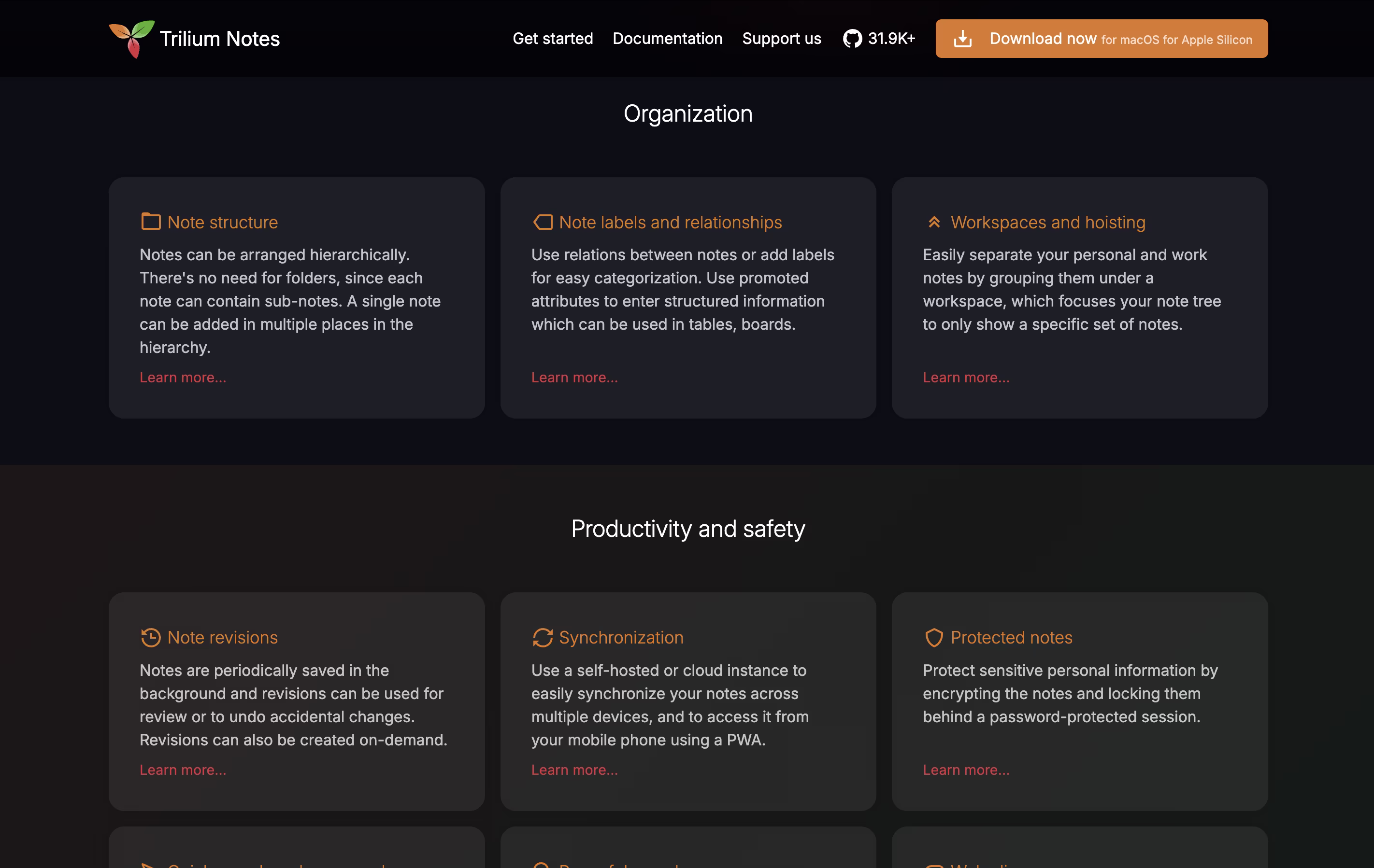 Trilium Notes screenshot 2