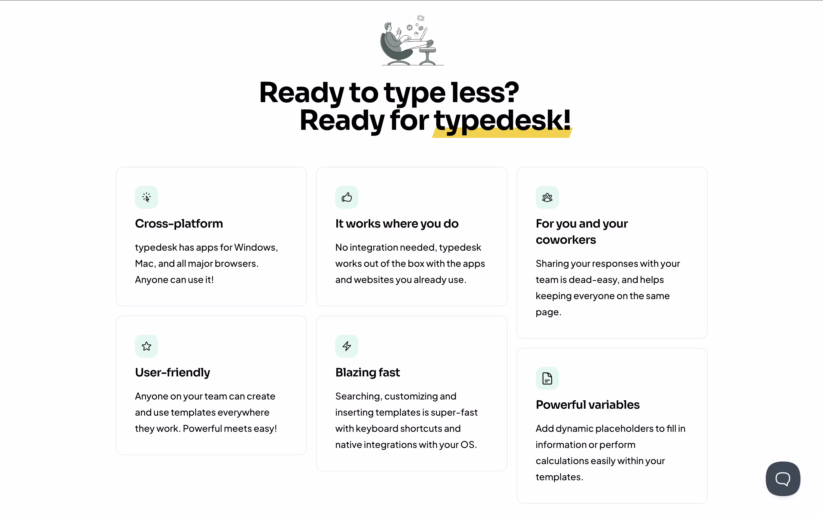 Typedesk screenshot 2