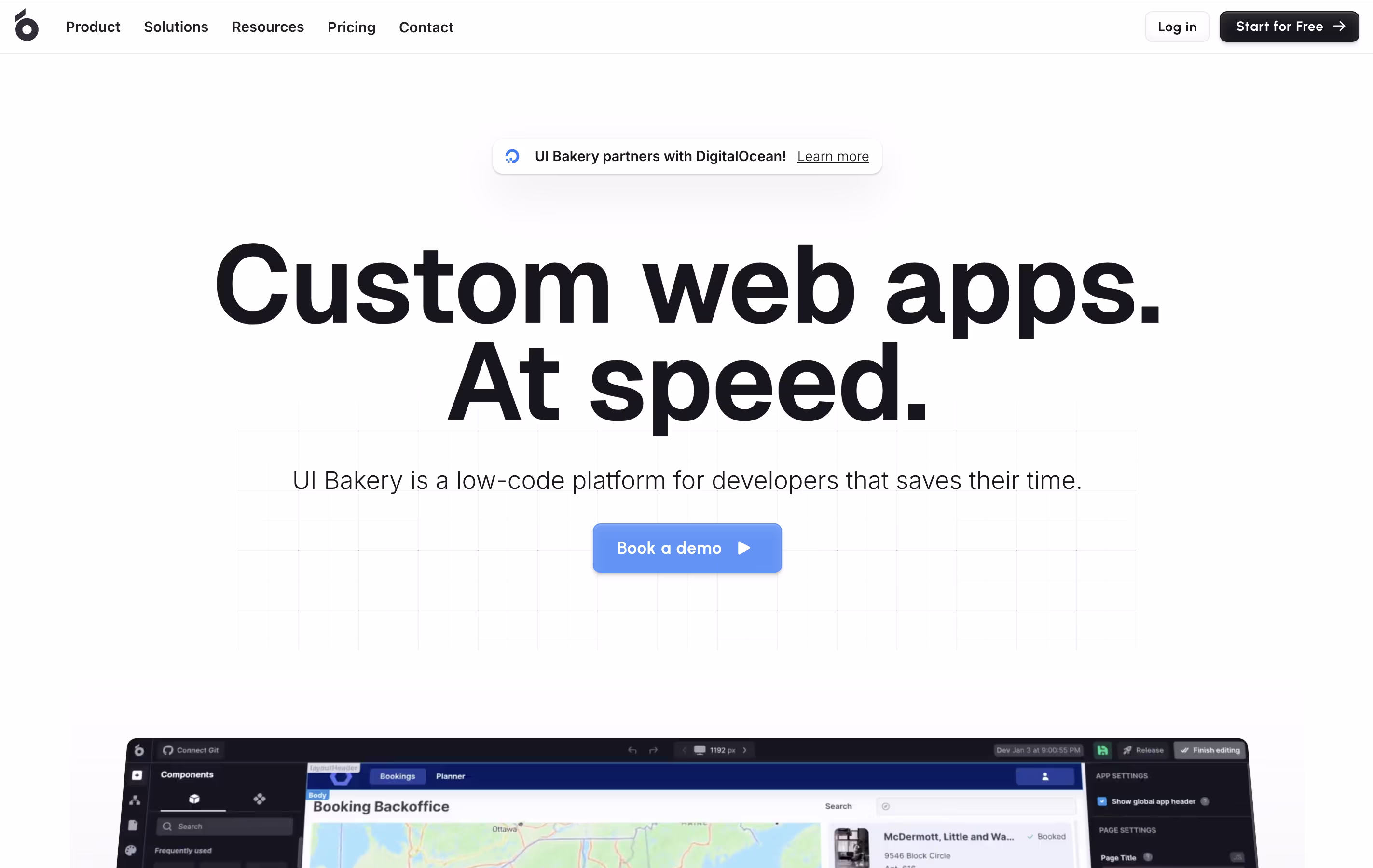 UI Bakery screenshot UI Bakery screenshot