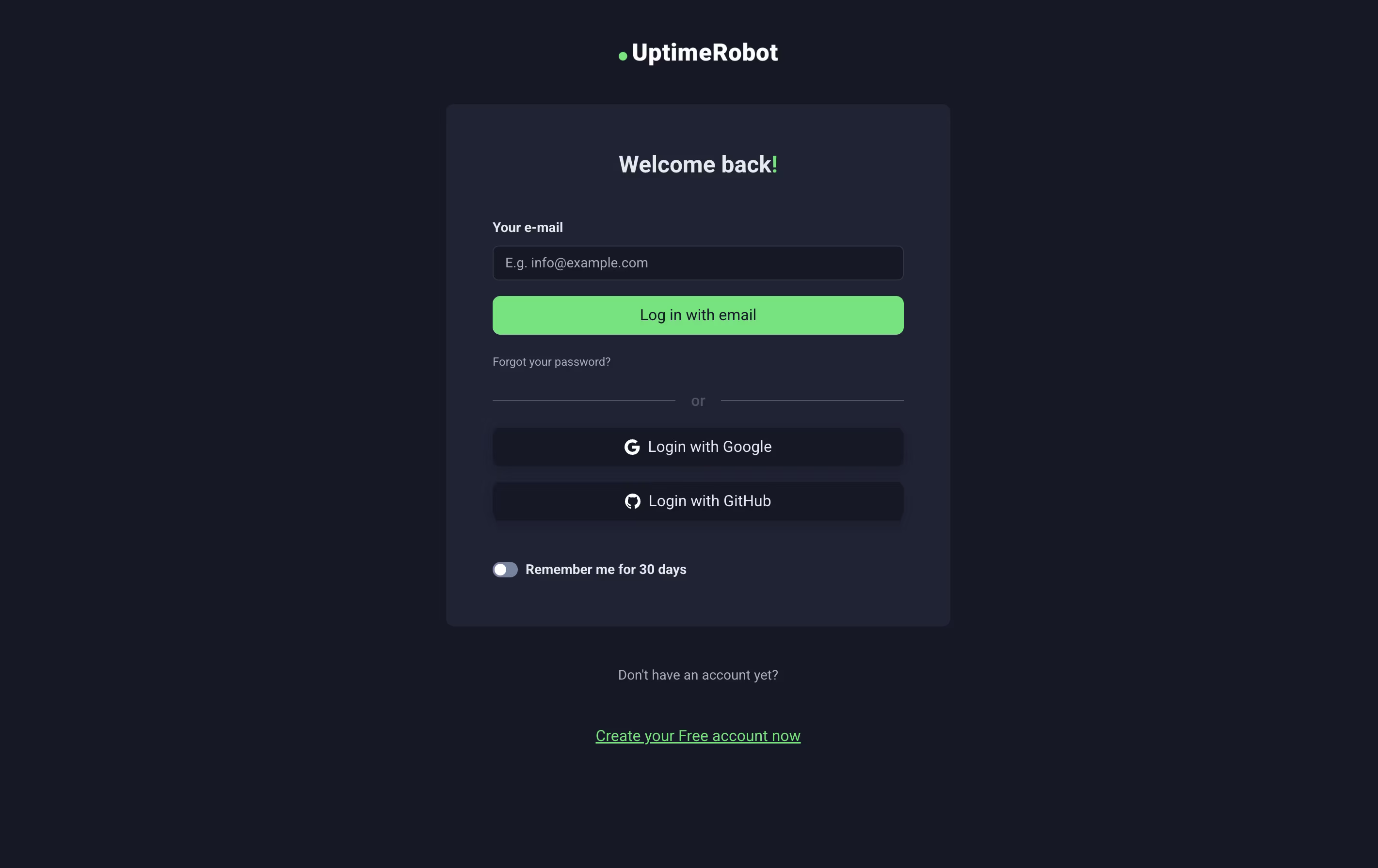 UptimeRobot screenshot 6