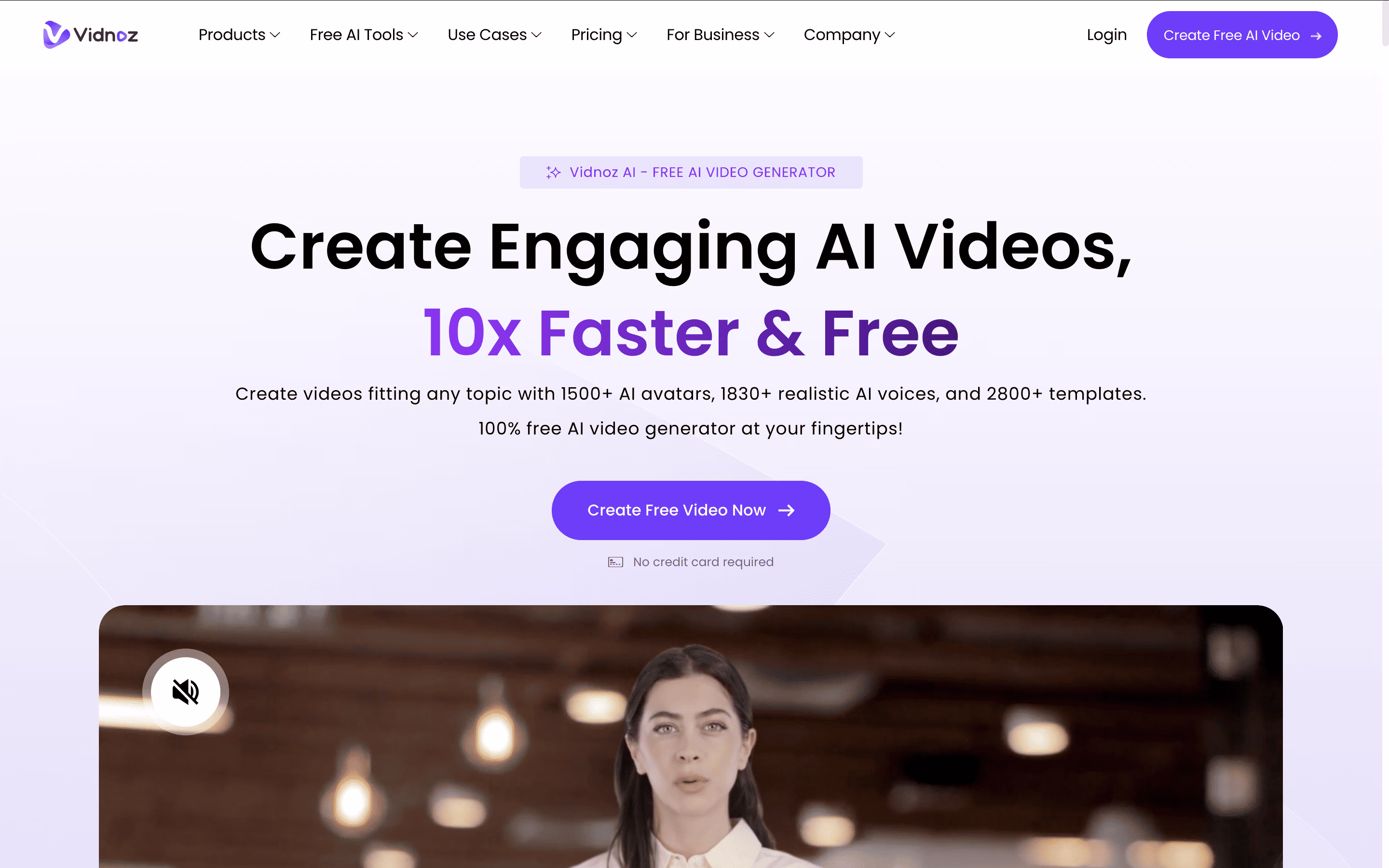 Vidnoz AI screenshot