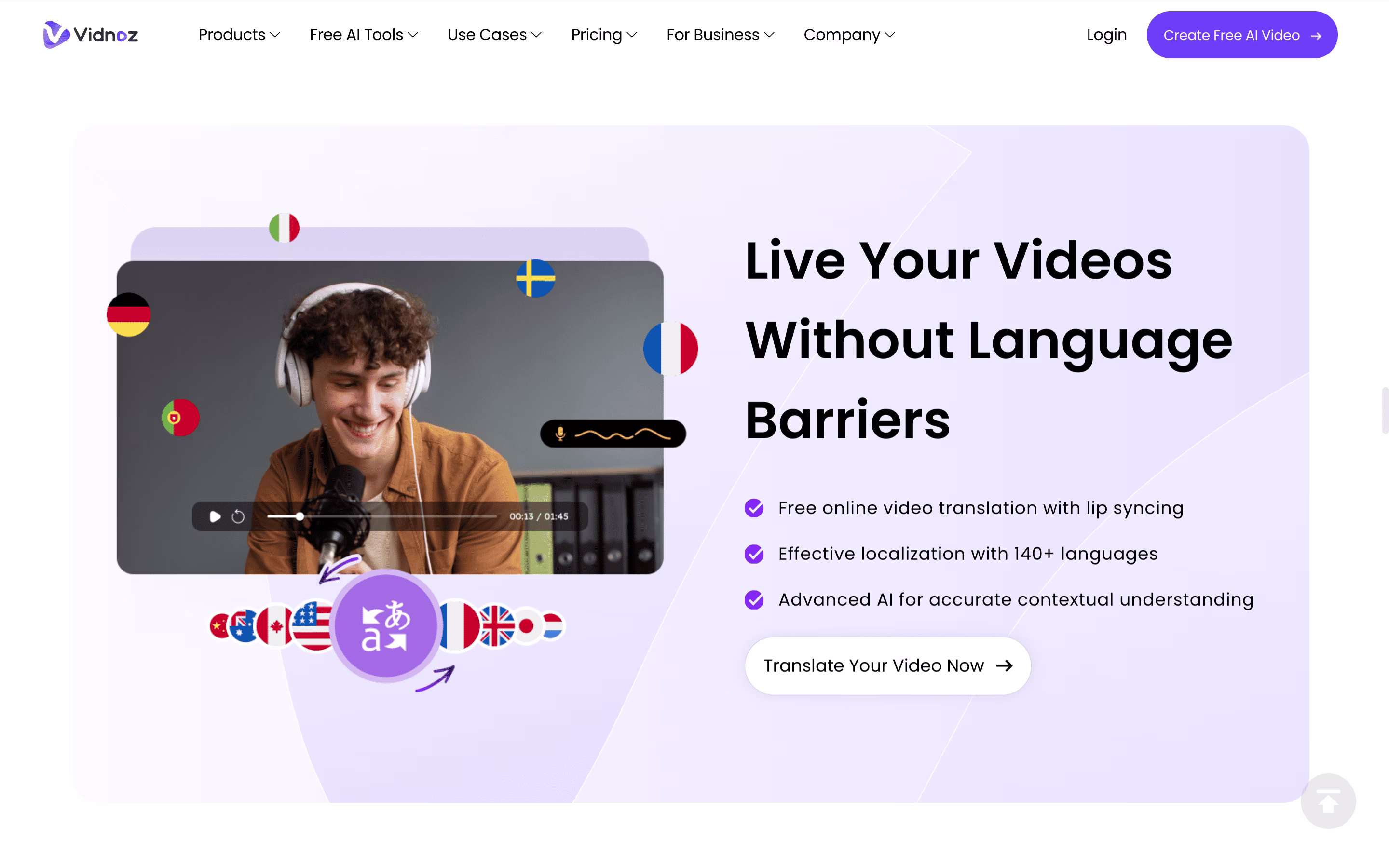 Vidnoz AI screenshot 3