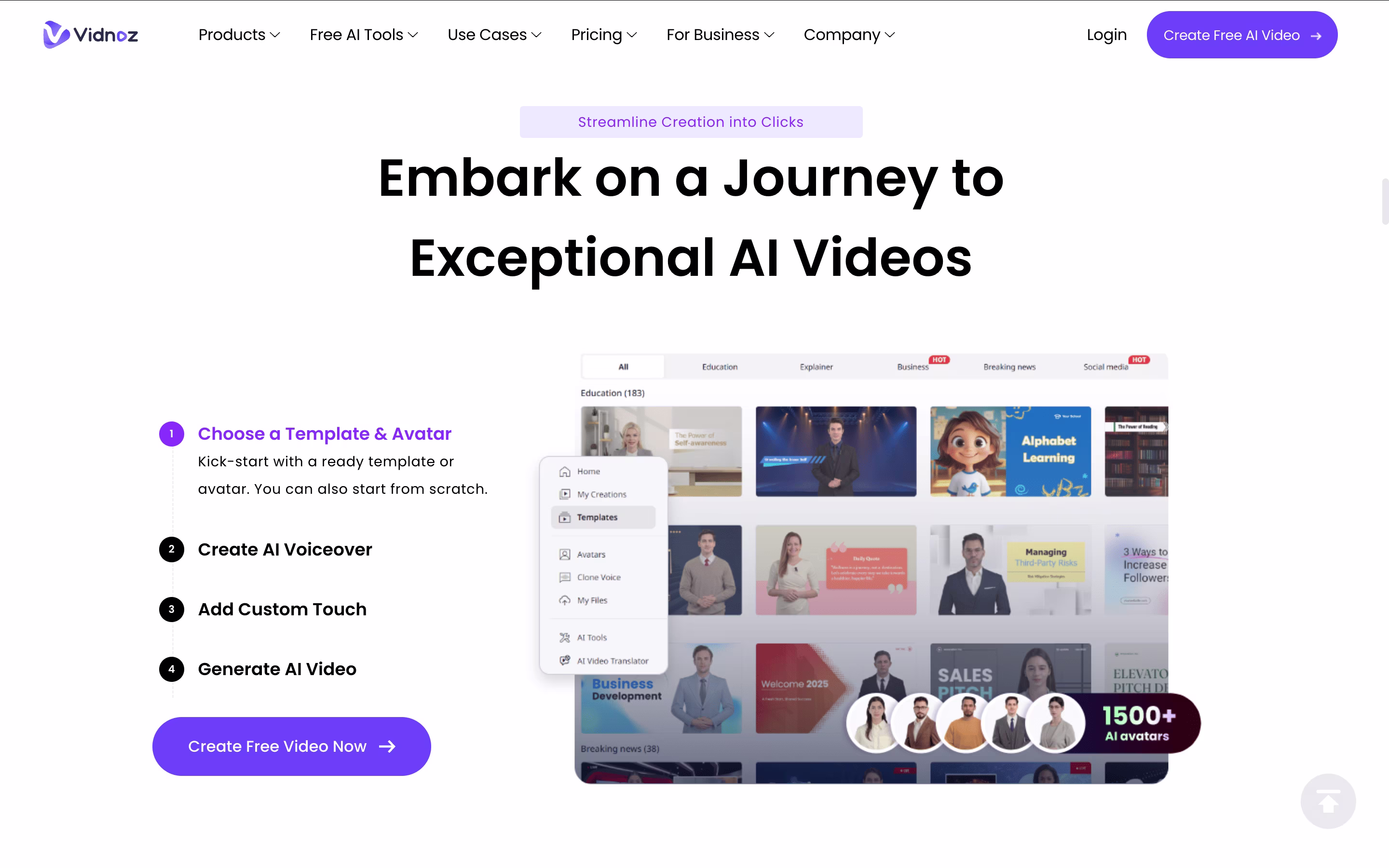 Vidnoz AI screenshot 4