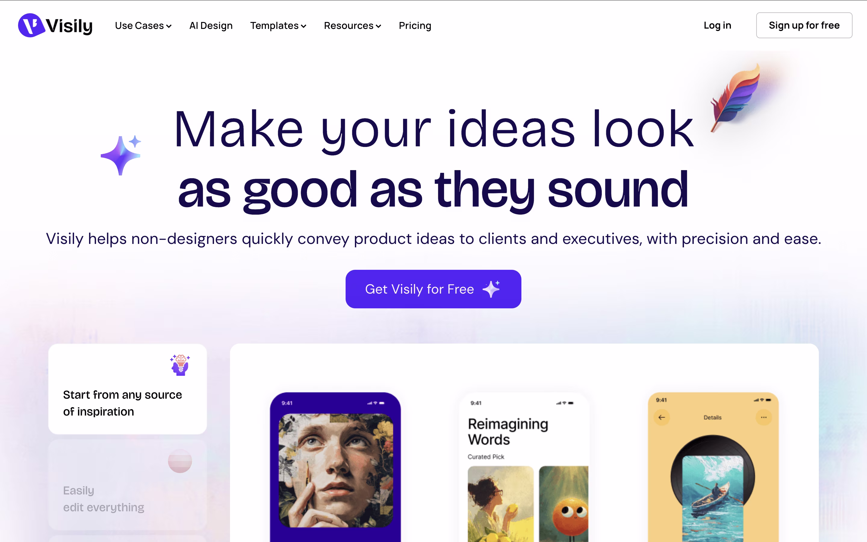 Visily screenshot