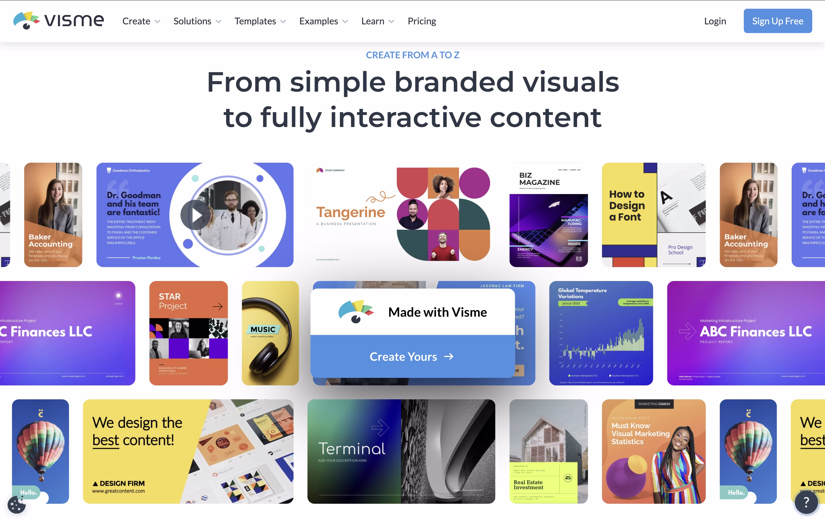 Visme screenshot 4
