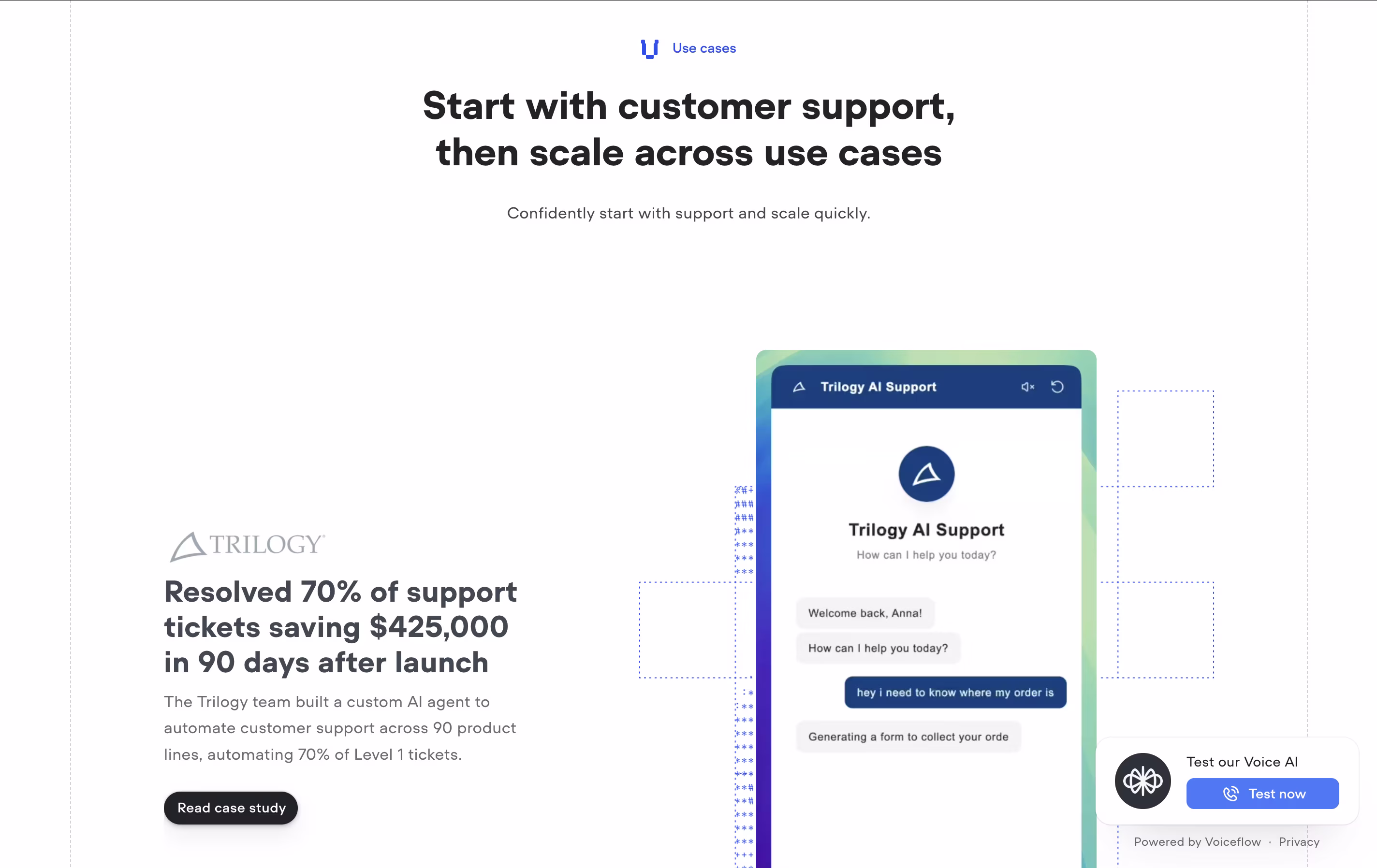 Voiceflow screenshot 3