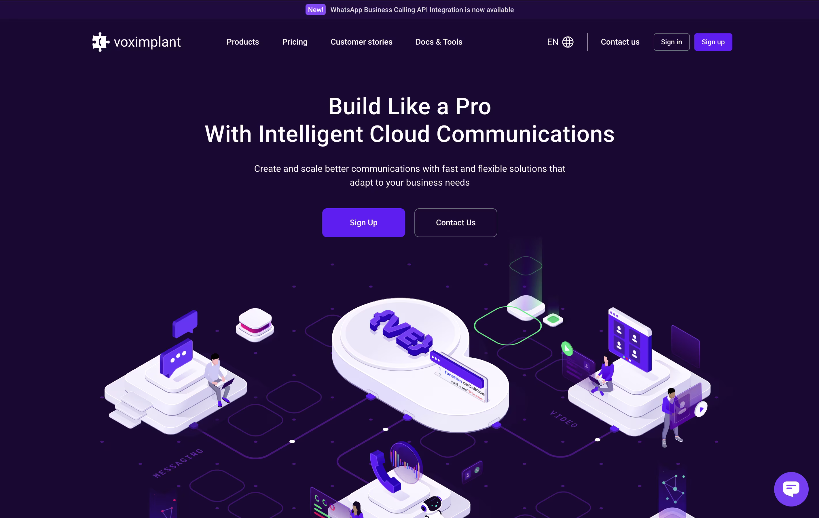 VoxImplant screenshot