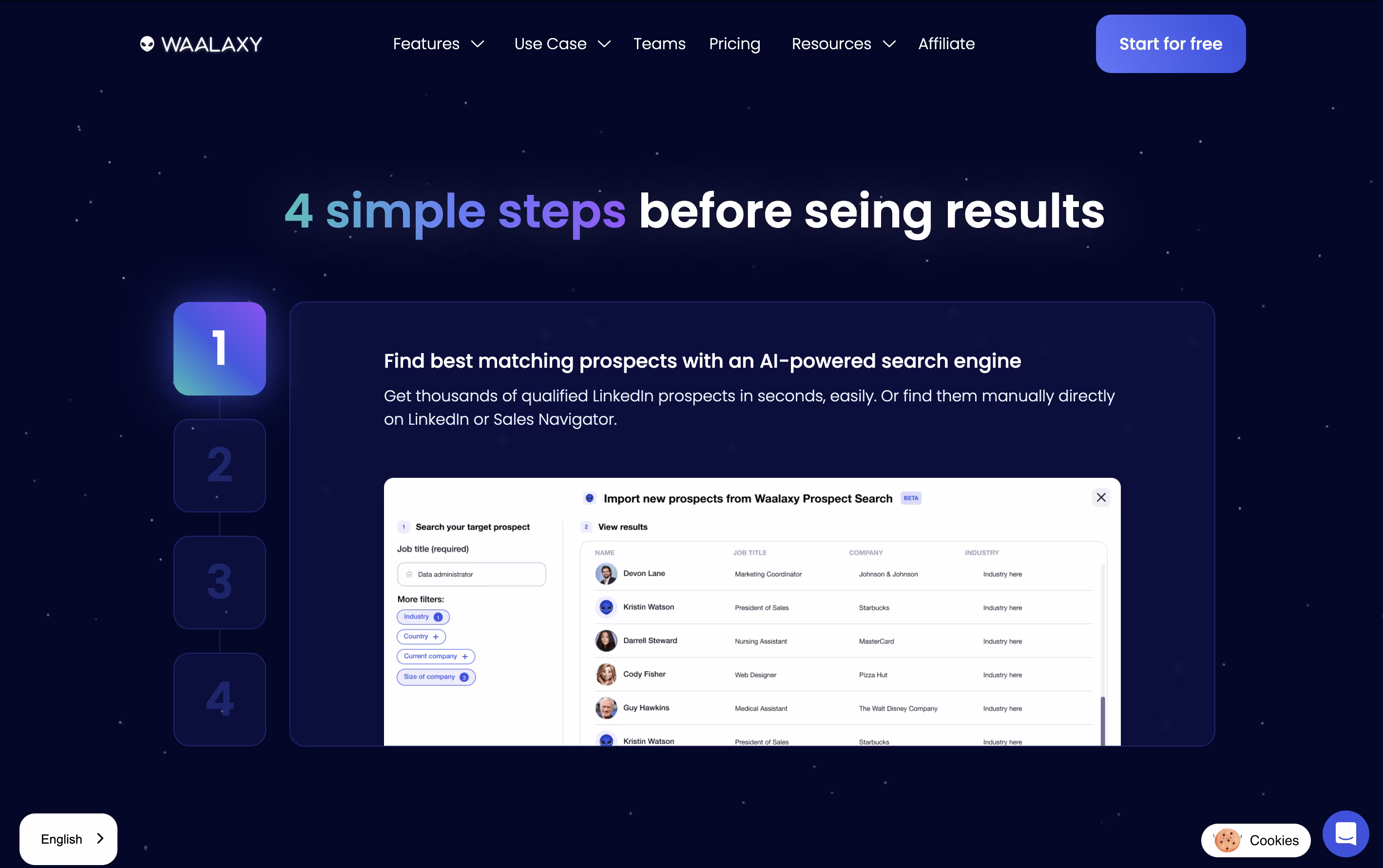 Waalaxy screenshot 4
