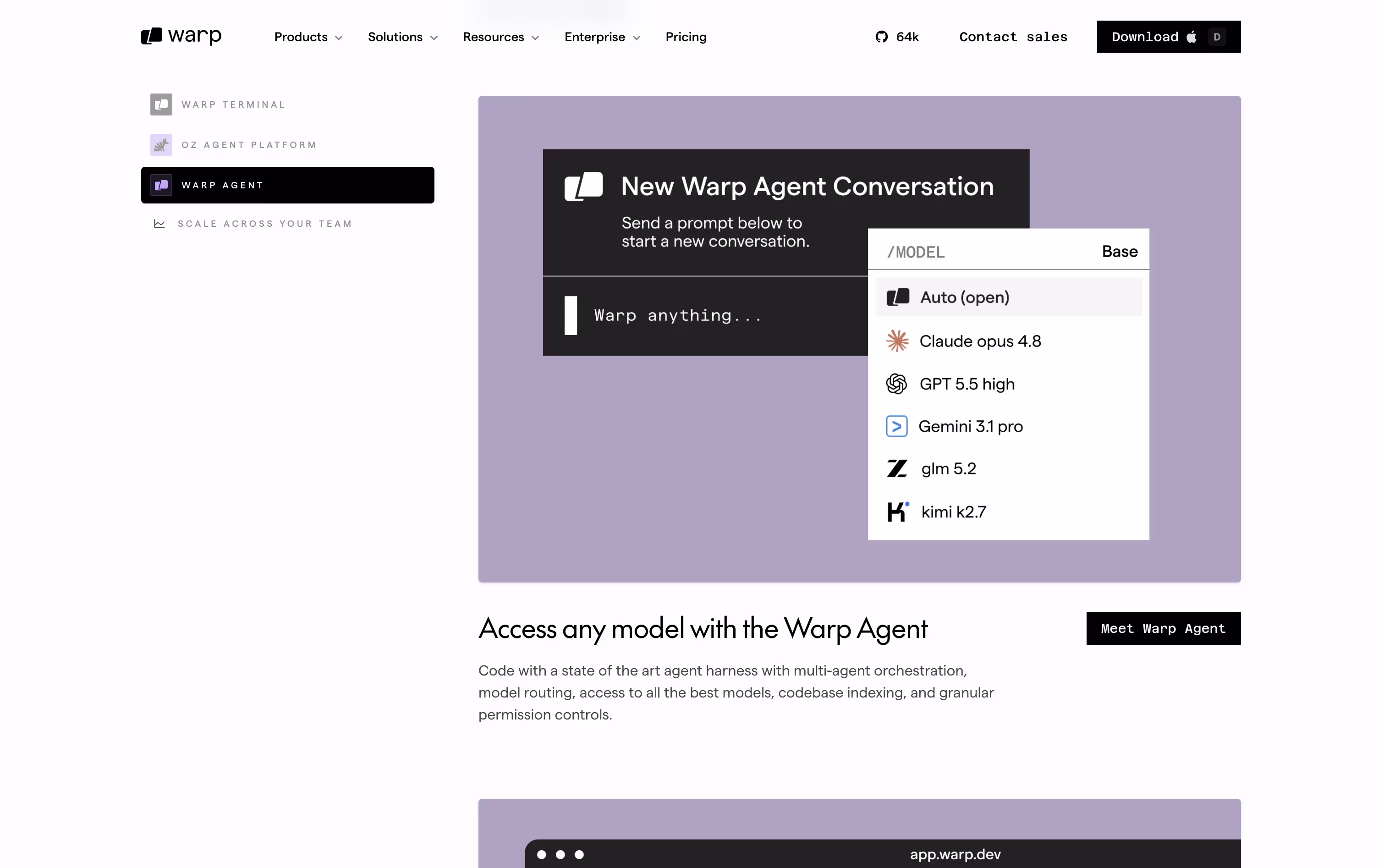 Warp screenshot 4