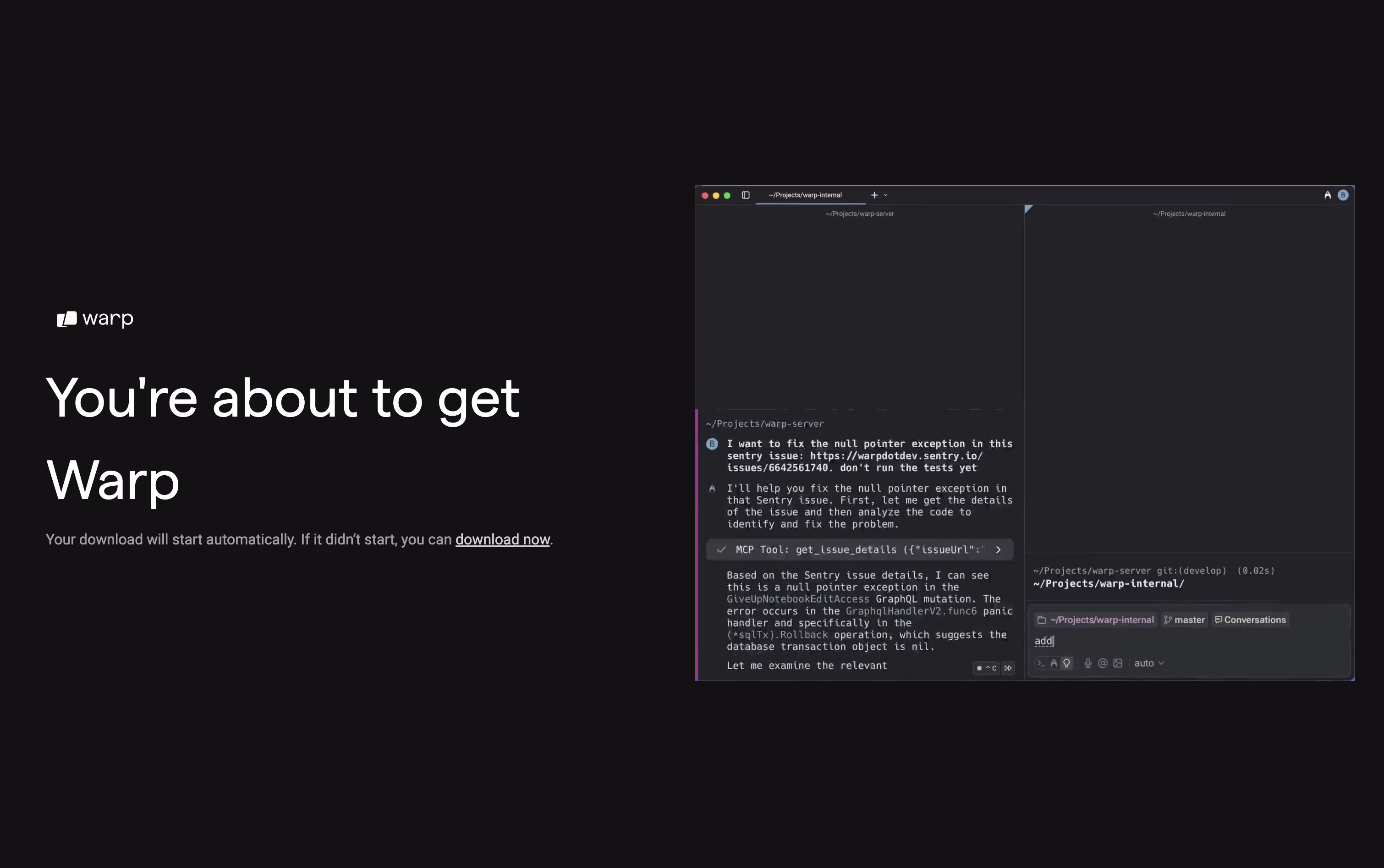Warp screenshot 6